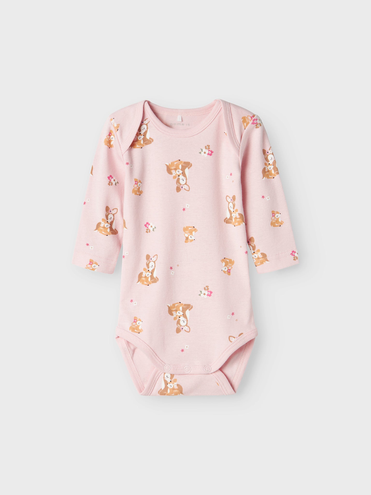 Βρεφικά κορμάκια σετ 3 τεμ NBFBODY 3P LS IBIS ROSE DEER NOOS 13232731 | 13232731