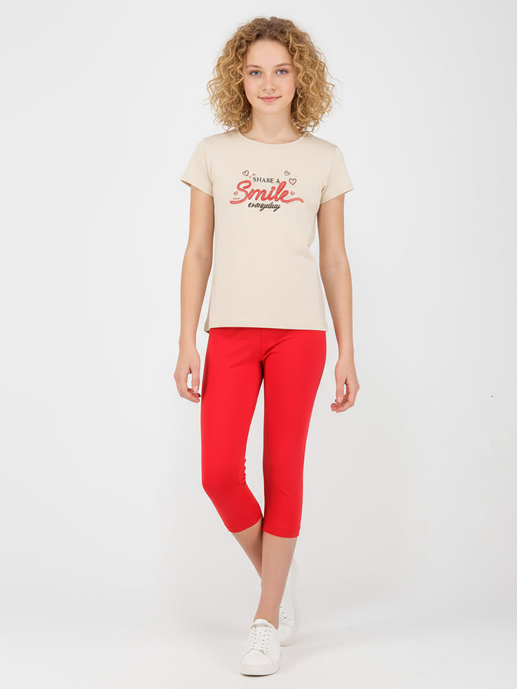 Εφηβικό σετ με κολάν κάπρι | 2613121