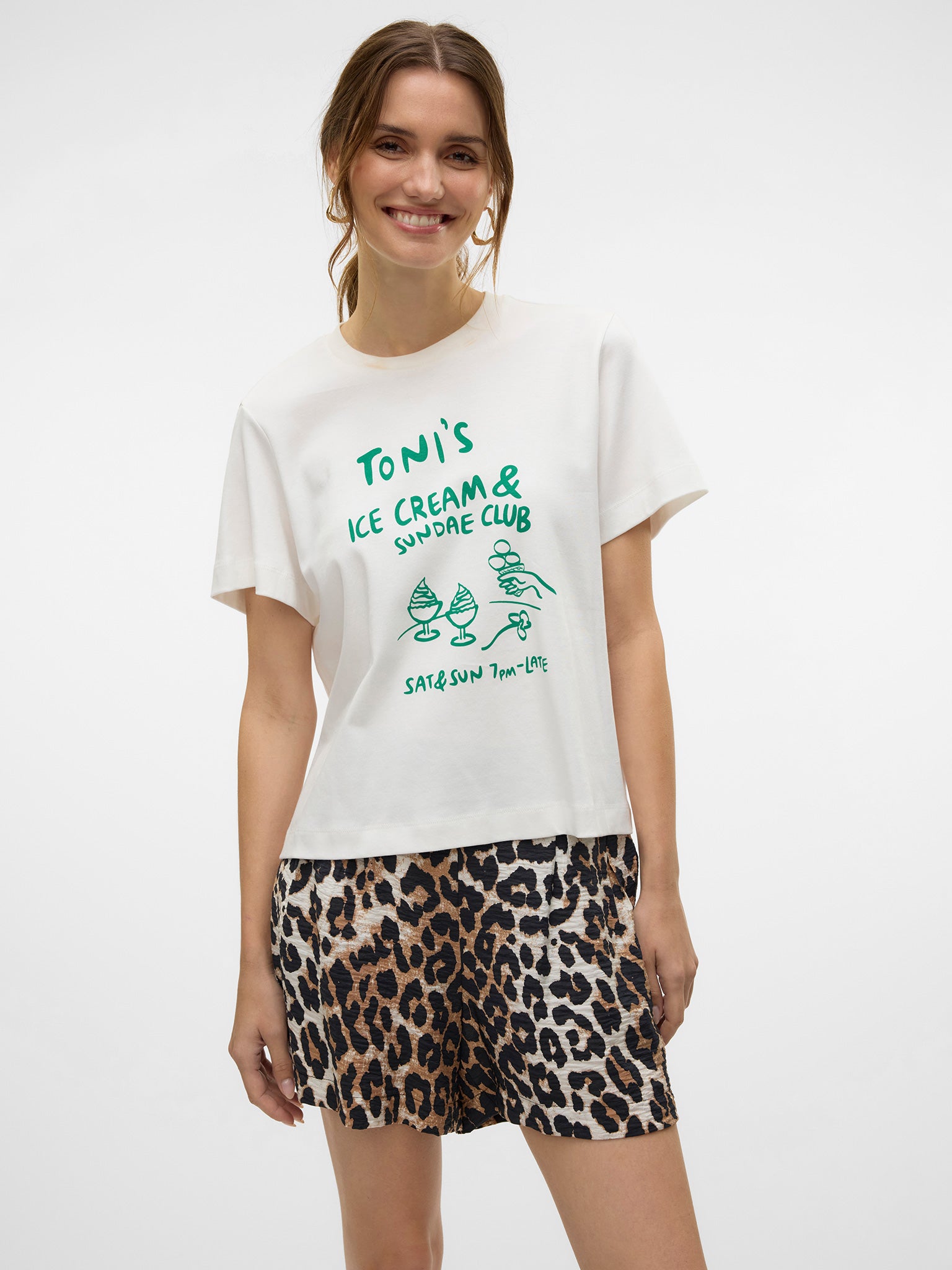 Γυναικείο t-shirt Ice cream VMSONYA METTE SS TOP BOX JRS 10325317 | 10325317