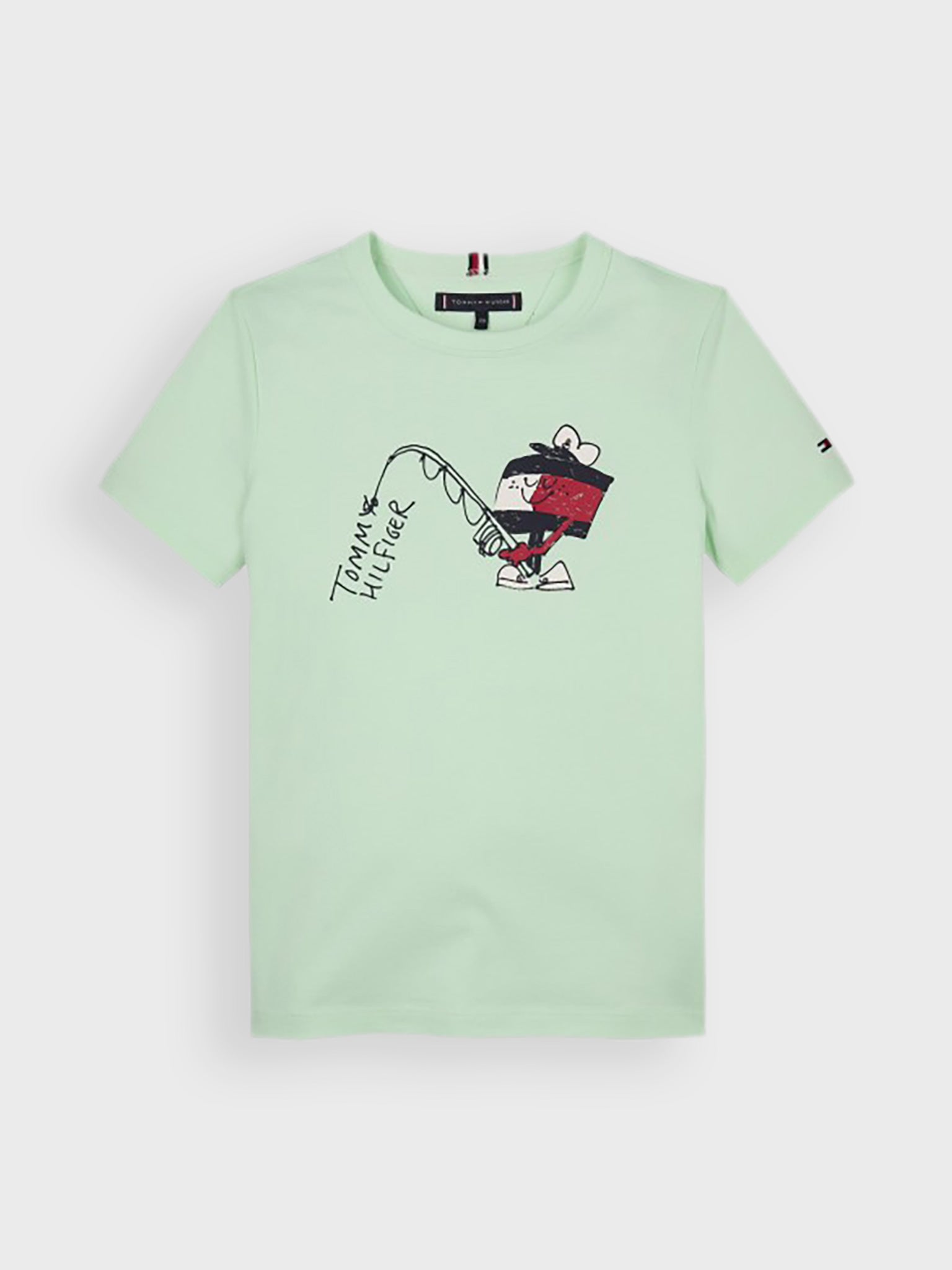 Παιδική μπλούζα μακό FLAG FUN TEE SS KB0KB09648LZY | KB0KB09648LZY