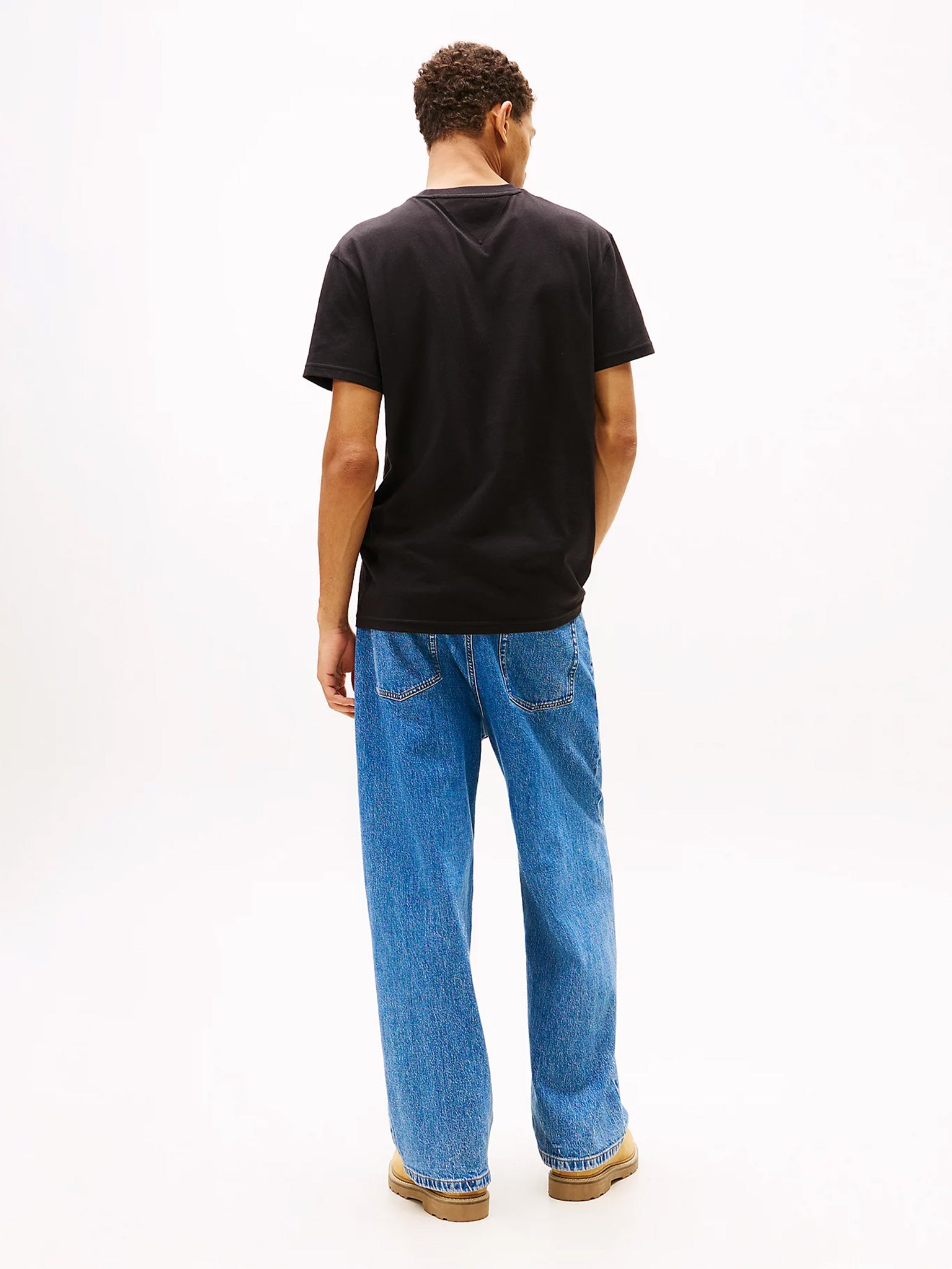 Ανδρικό t-shirt TJM REG CENTER FLAG SS TEE DM0DM22317BDS | DM0DM22317BDS