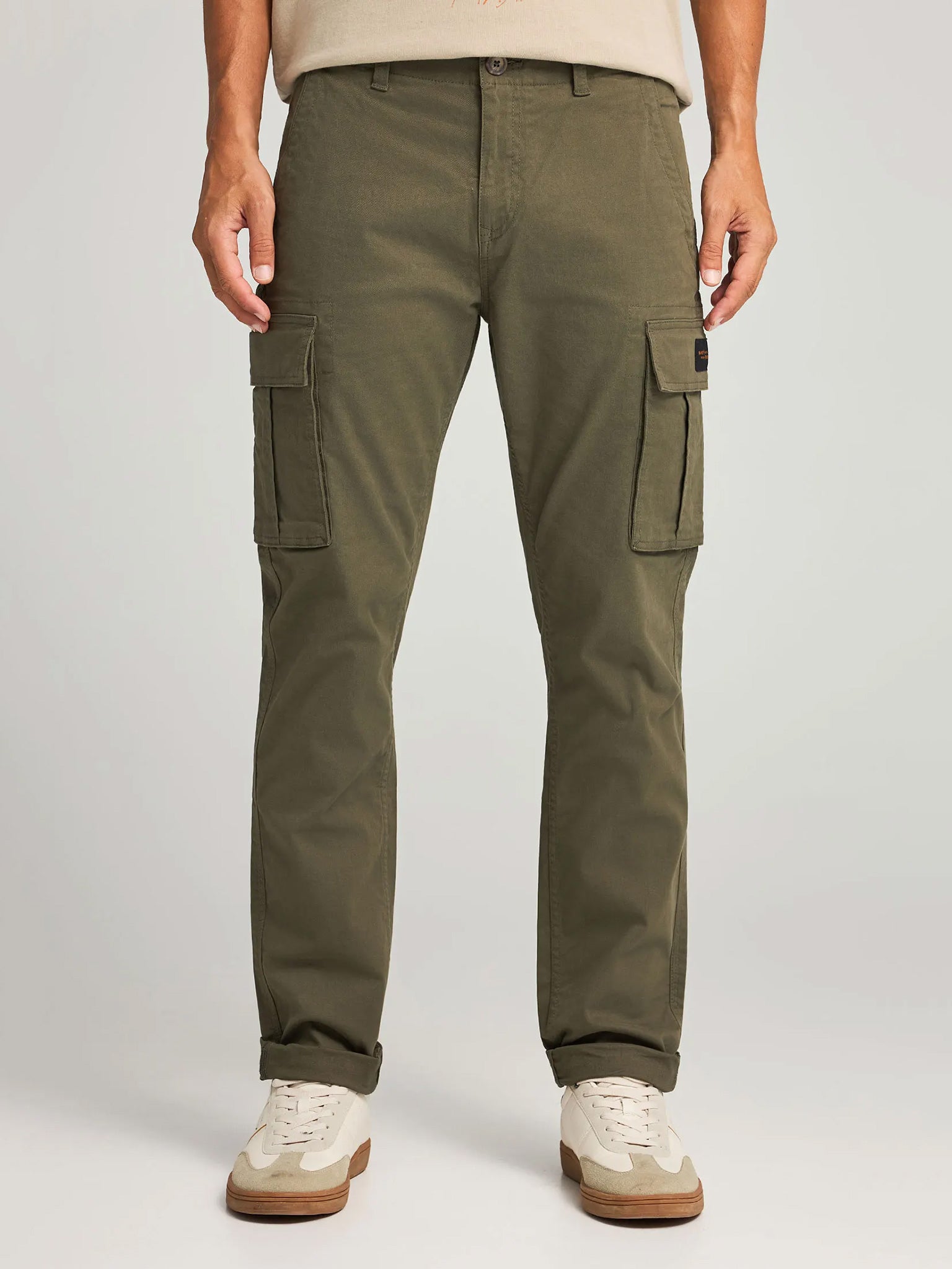 Ανδρικό παντελόνι cargo FBM012-002-02 | FBM012-002-02