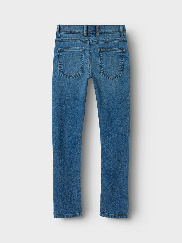 Εφηβικό παντελόνι τζιν medium blue NKMSILAS SLIM JEANS 8808-DT TB 13244336 | 13244336