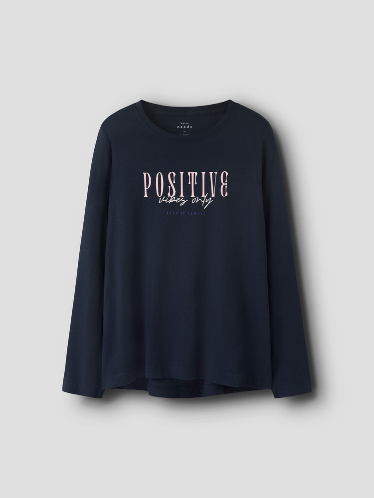 Εφηβική μπλούζα μακό NKFVIOLET LS LOOSE TOP 13224950 | 13224950