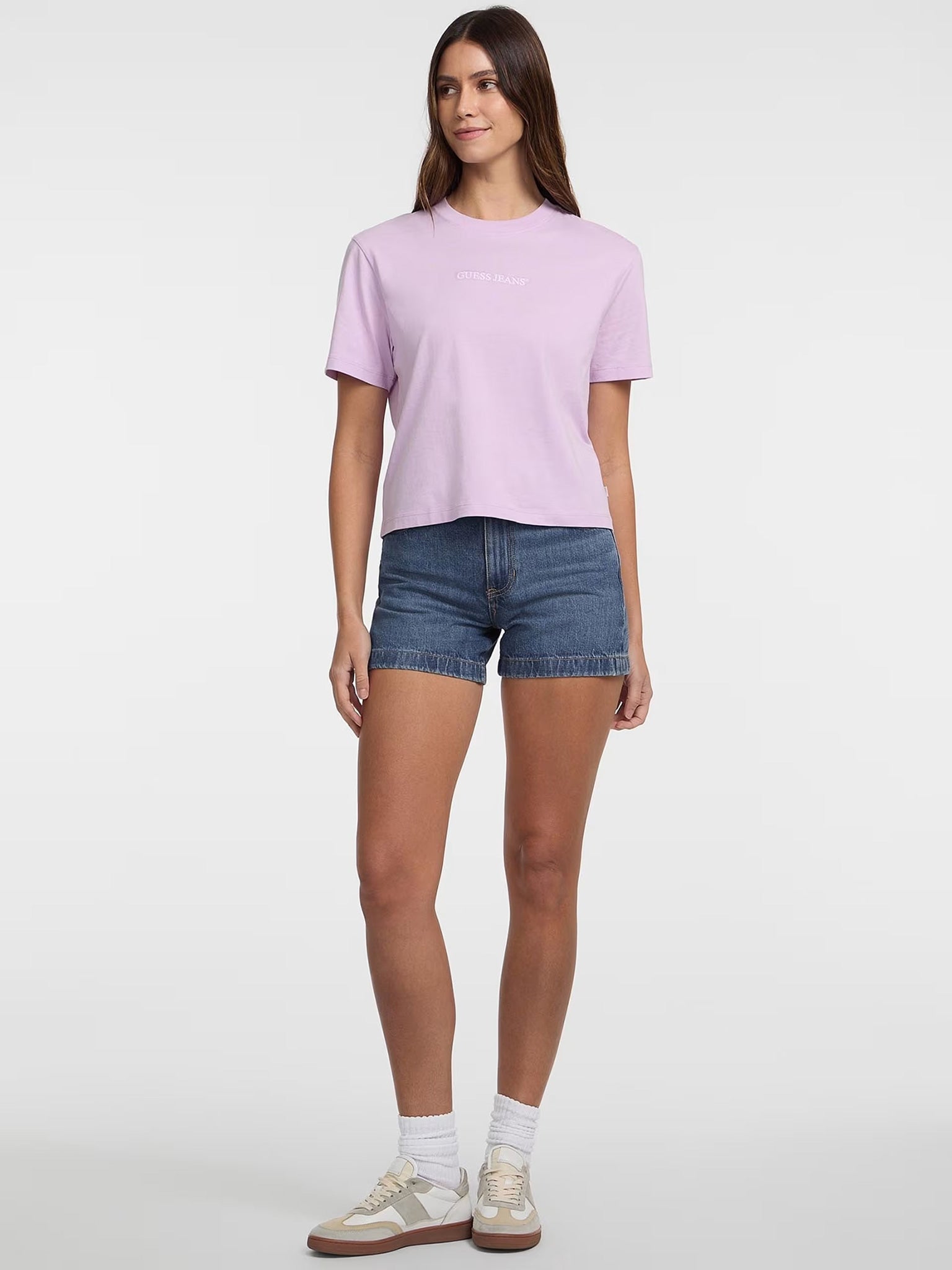 Γυναικείο t-shirt boxy embro logo tee W5RI42K8HM0G487 | W5RI42K8HM0G487