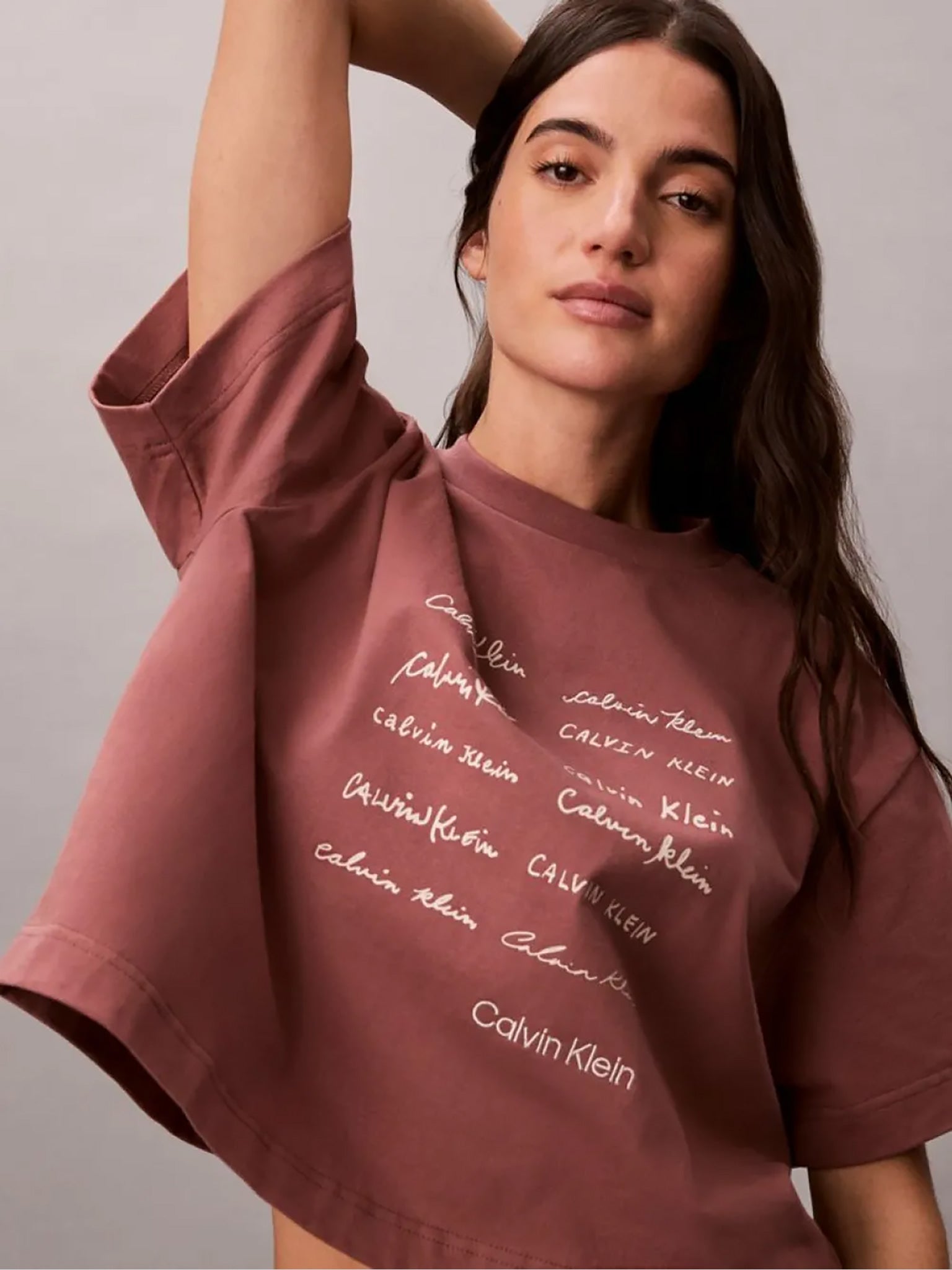 Γυναικεία μπλούζα crop SS CROPPED BOXY GRAPHIC TEE LV047F823G41J | LV047F823G41J