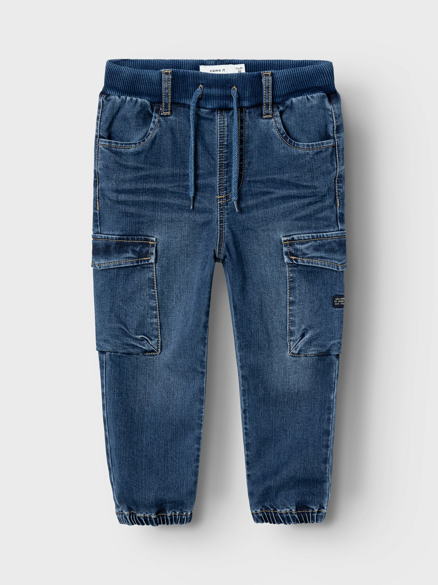 Παιδικό παντελόνι τζιν dark blue NMMBEN BAGGY R CARGO JEANS 9770-YT NOOS 13224943 | 13224943