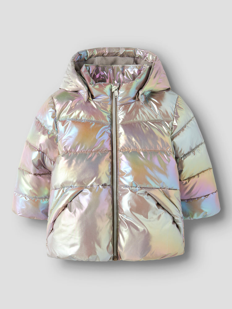 Παιδικό μπουφάν puffer μεταλιζέ NMFMOLINA PUFFER JACKET SHINY 13257113 | 13257113