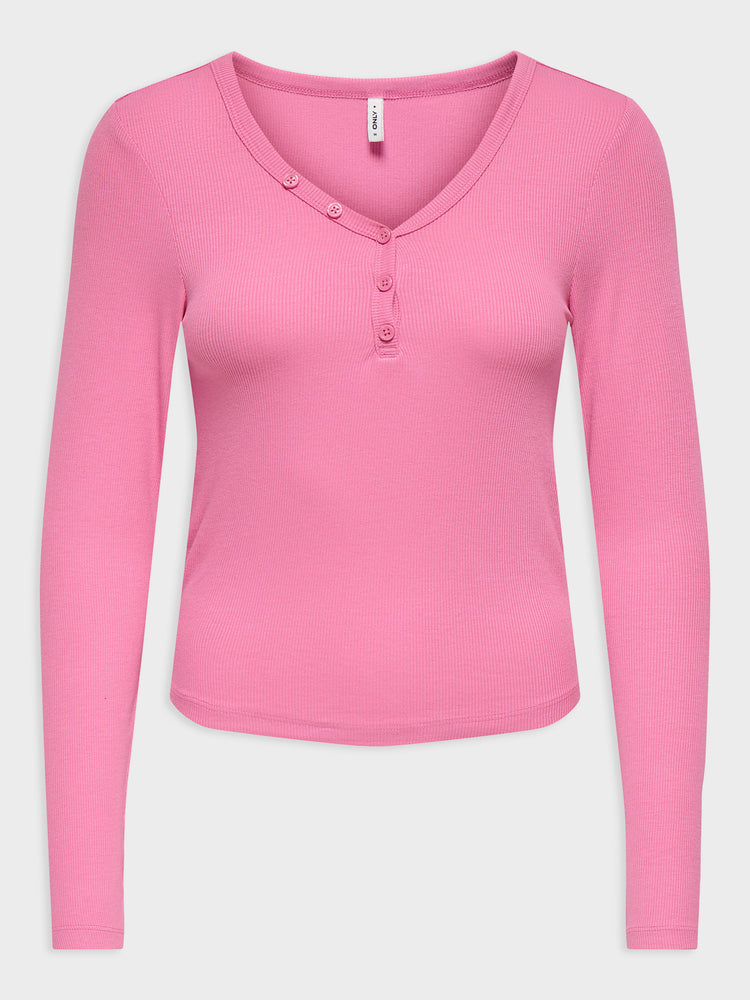 Γυναικεία μπλούζα ριπ ONLNORA L/S PLACET TOP CS JRS 15370884 | 15370884