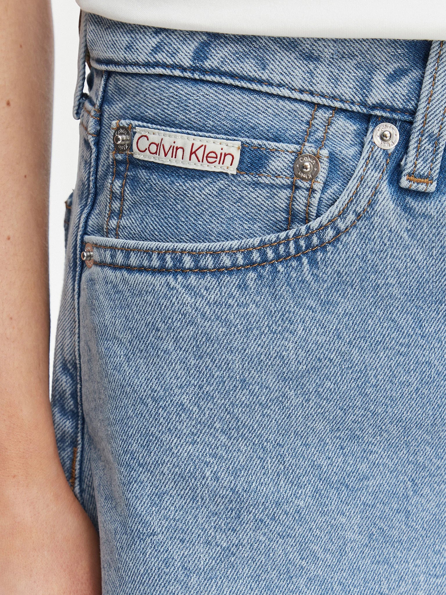 Γυναικείο σορτς τζιν HI RISE A-LINE SHORT COASTAL LV047F675G1XT | LV047F675G1XT