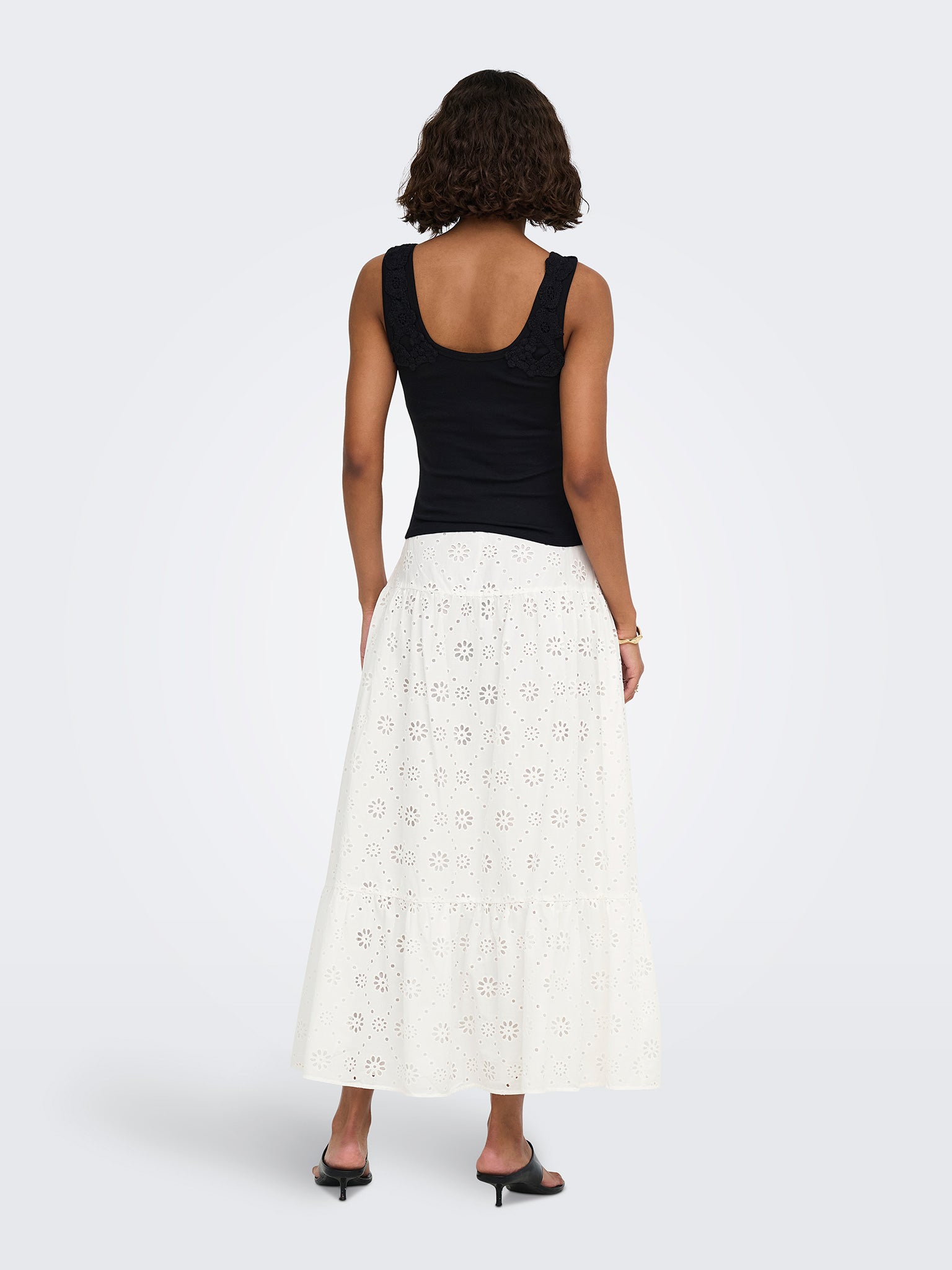Γυναικεία φούστα κιπούρ ONLALITHEA LONG EMB SKIRT 15371176 | 15371176