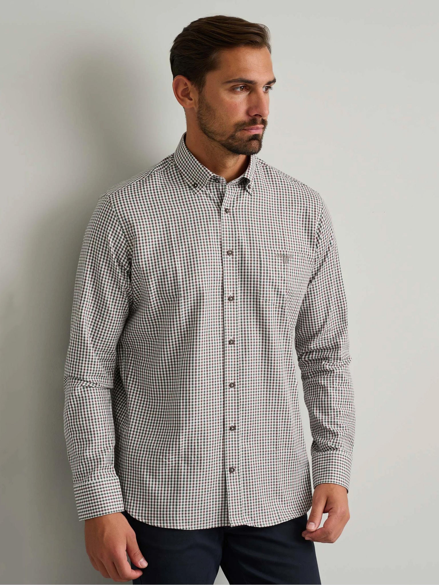 Ανδρικό πουκάμισο καρό | 24NG.SD123/1B