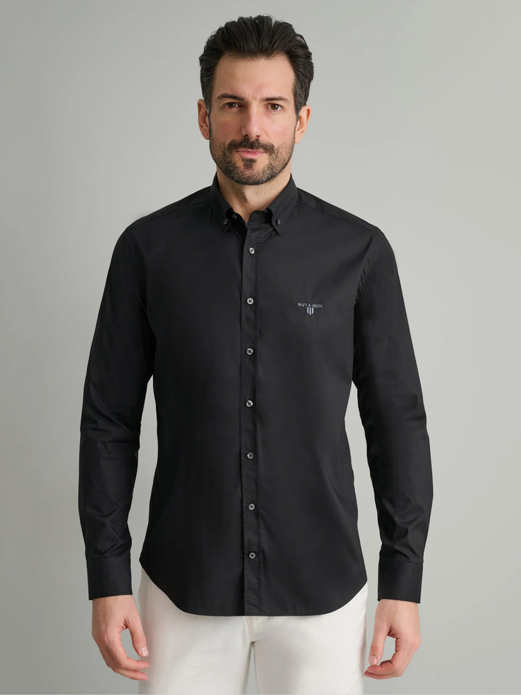 Ανδρικό πουκάμισο μονόχρωμο 24NG.BX145/1Β.2 | 24NG.BX145/1Β.2