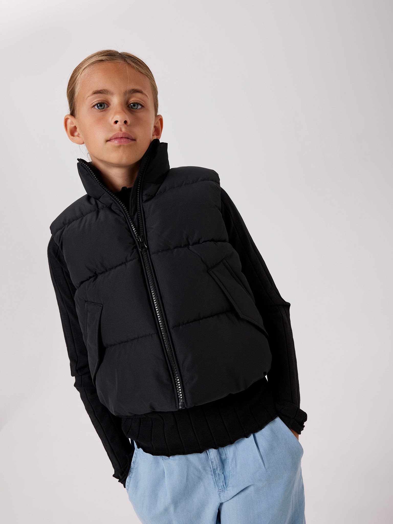 Εφηβικό γιλέκο puffer NKFMOLE VEST PB 13241675 | 13241675