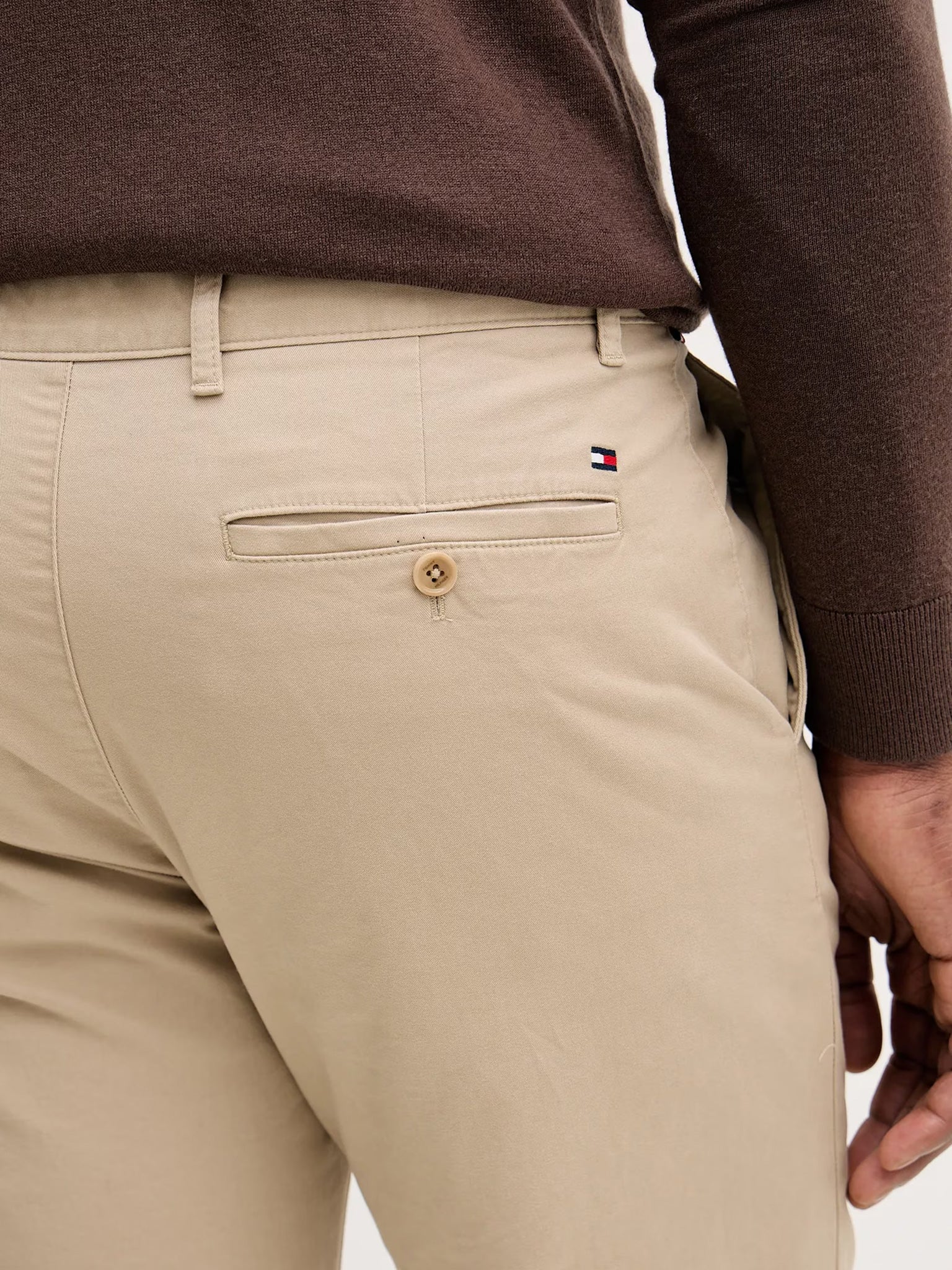 Ανδρικό παντελόνι chinos CORE HARLEM ESSENTIAL TWILL MW0MW40690ACG | MW0MW40690ACG