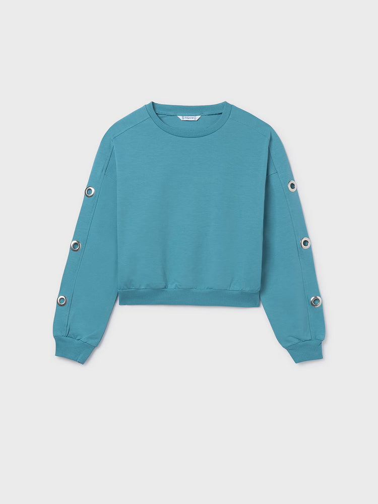 Εφηβική μπλούζα φούτερ | 26-06401-079