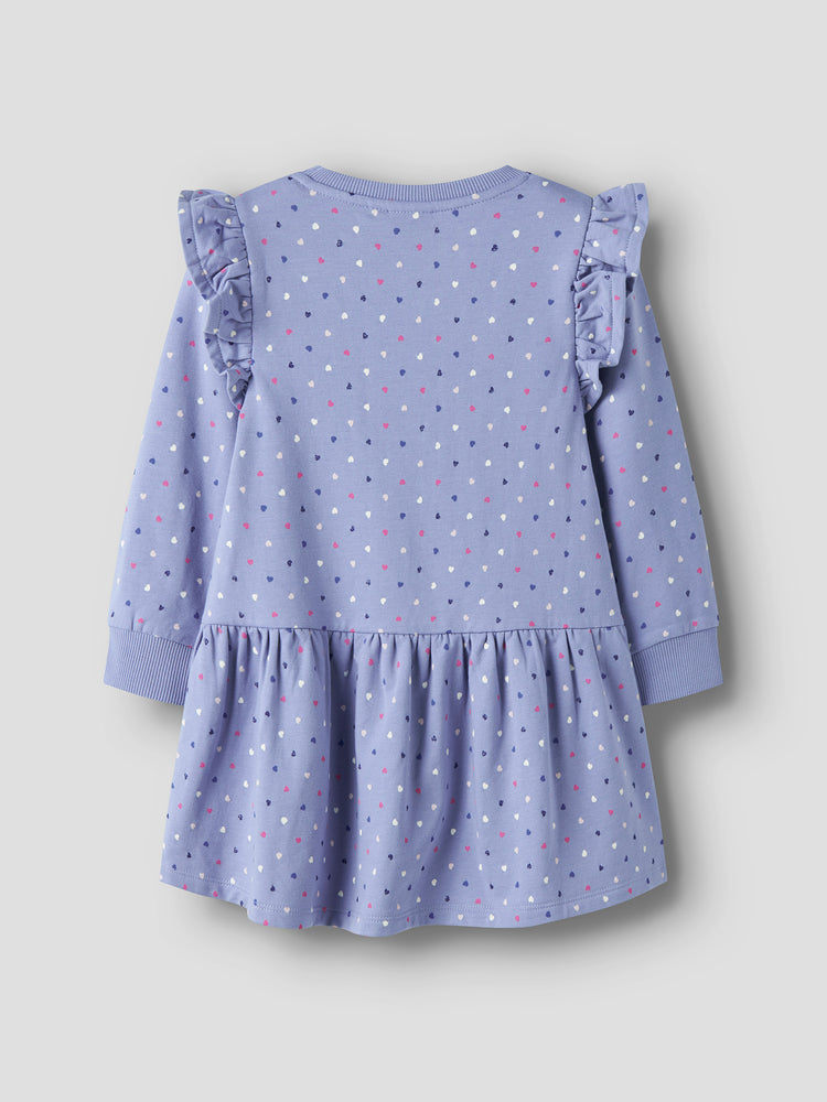Παιδικό φόρεμα σταμπωτό NMFOEANA LS SWE DRESS BRU 13244982 | 13244982
