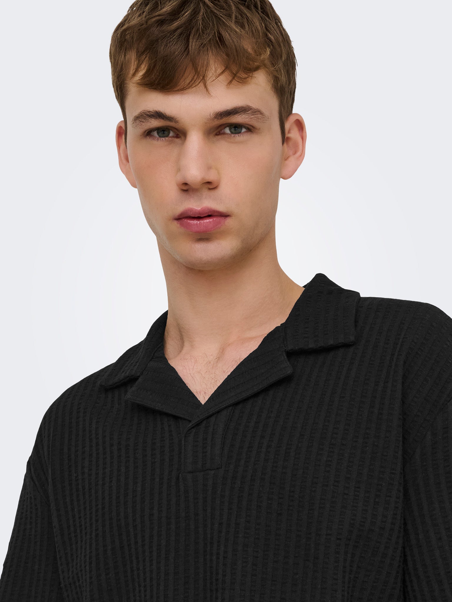 Ανδρικό polo ONSAUSTIN RLX SS SEERSUCK RSRT POLO TEE 22038187 | 22038187