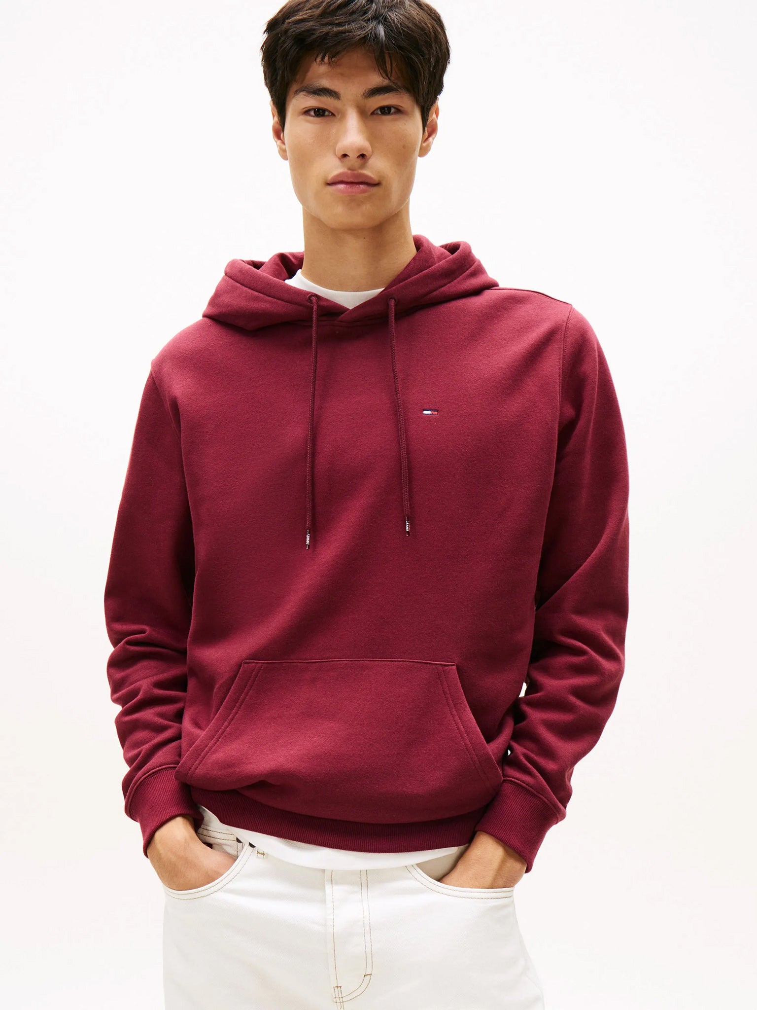 Ανδρική μπλούζα φούτερ TJM REG S FLAG HOODIE DM0DM20742XIU | DM0DM20742XIU