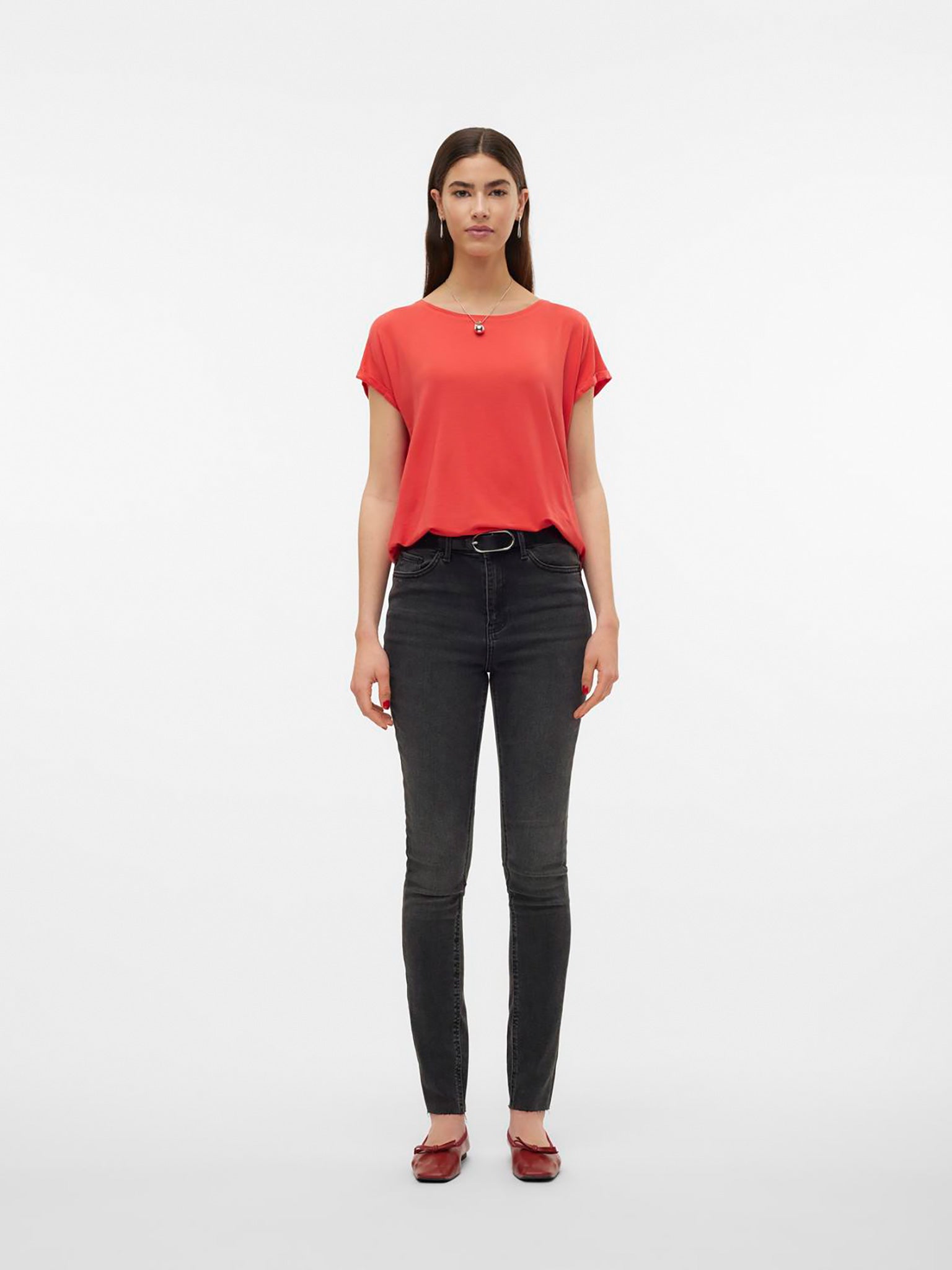 Γυναικεία μπλούζα VMAVA SS TOP STRIPE GA JRS NOOS 10284468 | 10284468