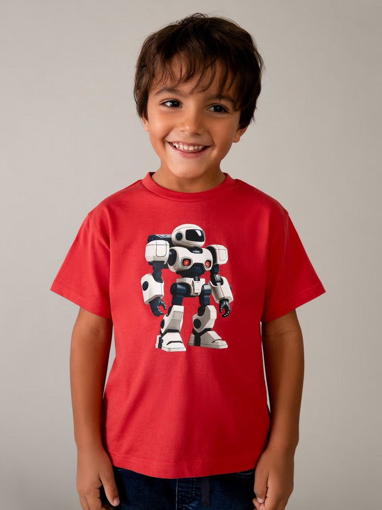 Παιδική μπλούζα τύπωμα ρομπότ | 26-03066-043