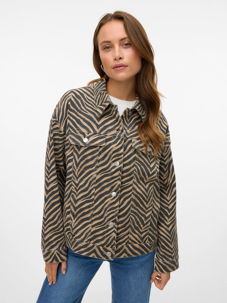 Γυναικείο τζάκετ τζιν oversized VMTESSA LS OVERSIZE DNM AOP JACKET NOOS 10329961 | 10329961