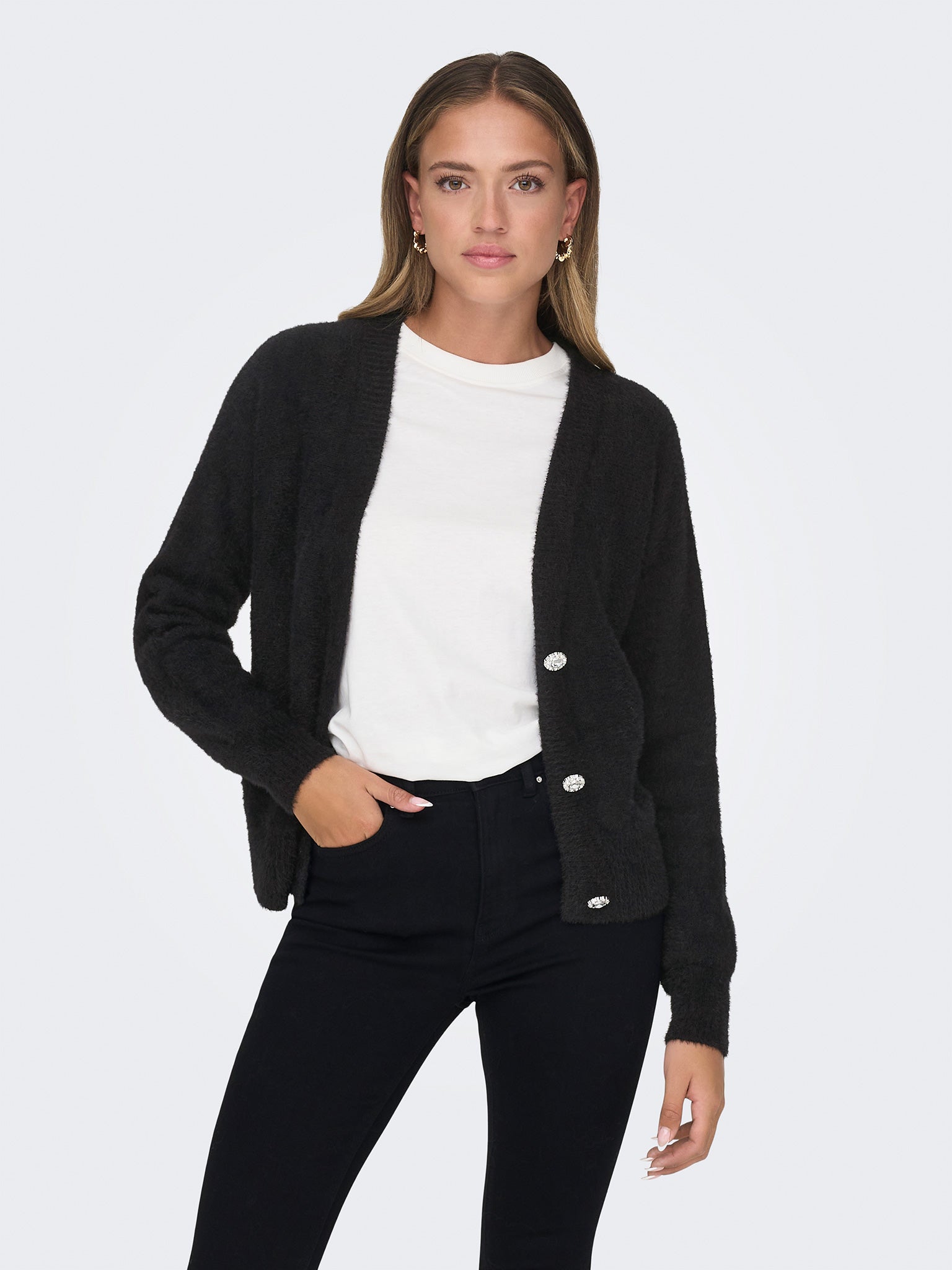 Γυναικεία ζακέτα πλεκτή ONLELLA PIUMO LS CARDIGAN KNT 15259564 | 15259564