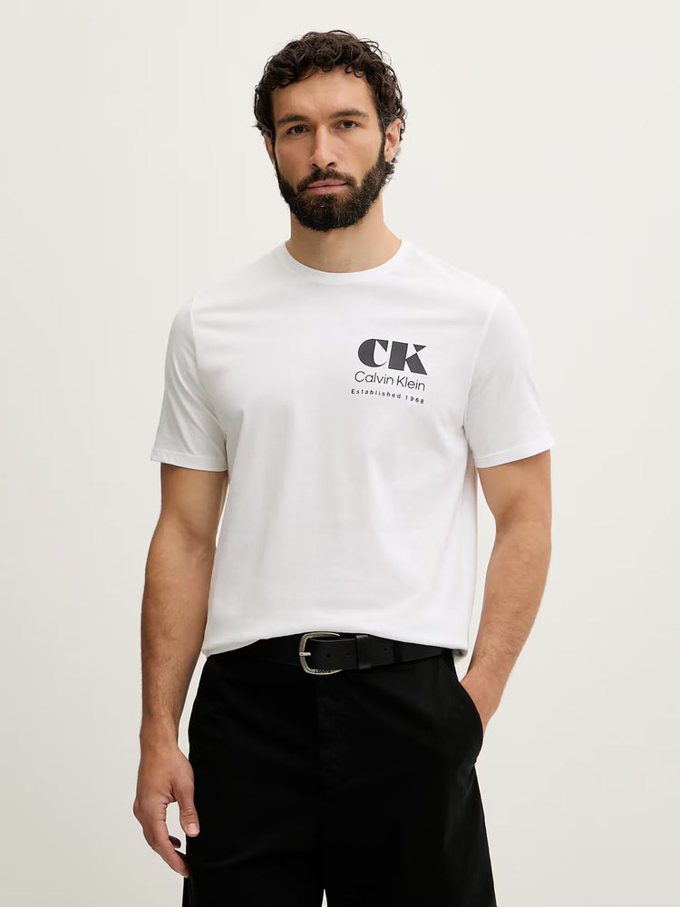 Ανδρικό t-shirt SS 30s EU CK RESORT GRAPHIC TEE LV04RG802GYAF | LV04RG802GYAF