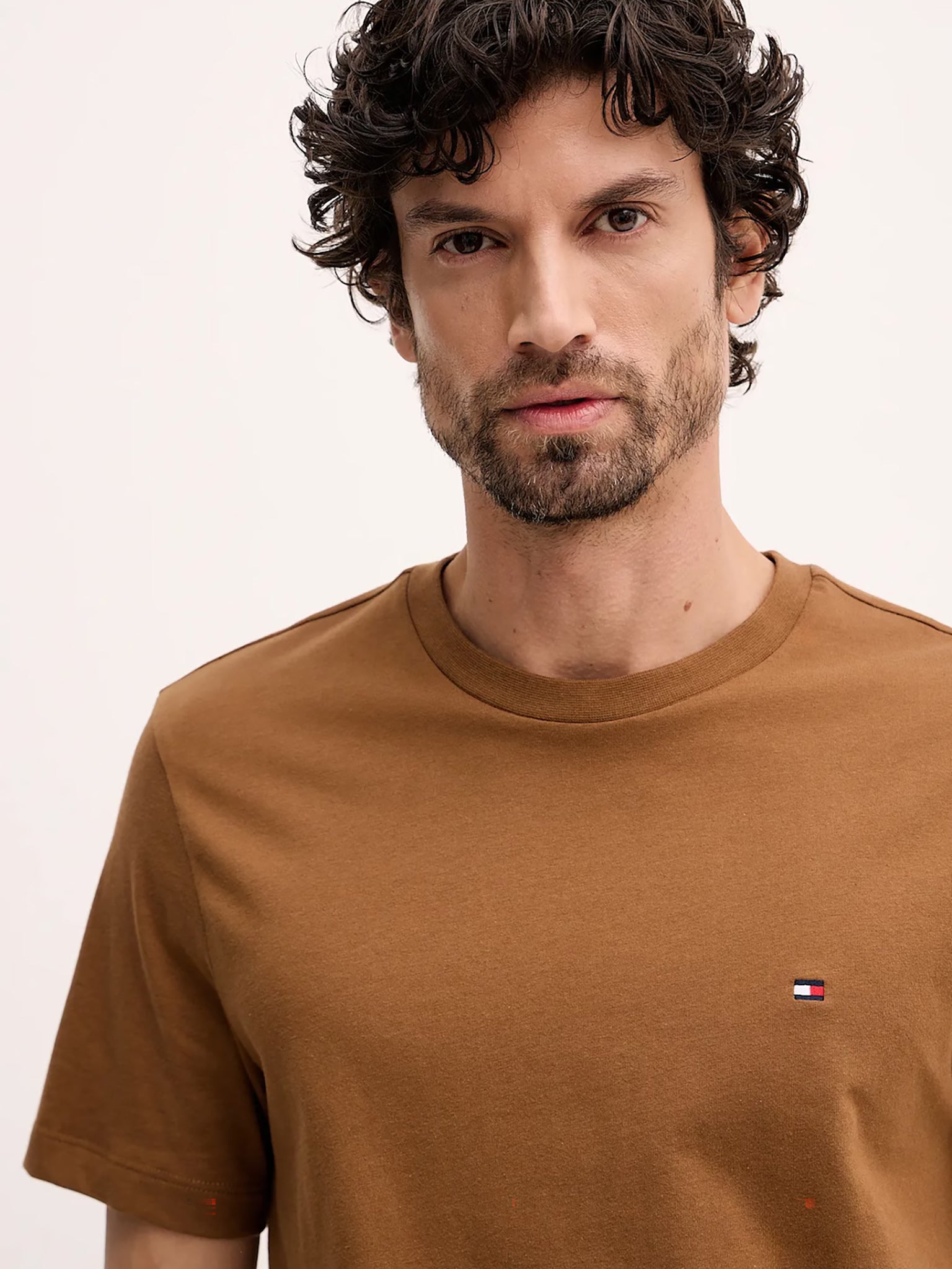 Ανδρικό t-shirt ESS SEASONAL REG FIT SOLID TEE MW0MW39995GV0 | MW0MW39995GV0