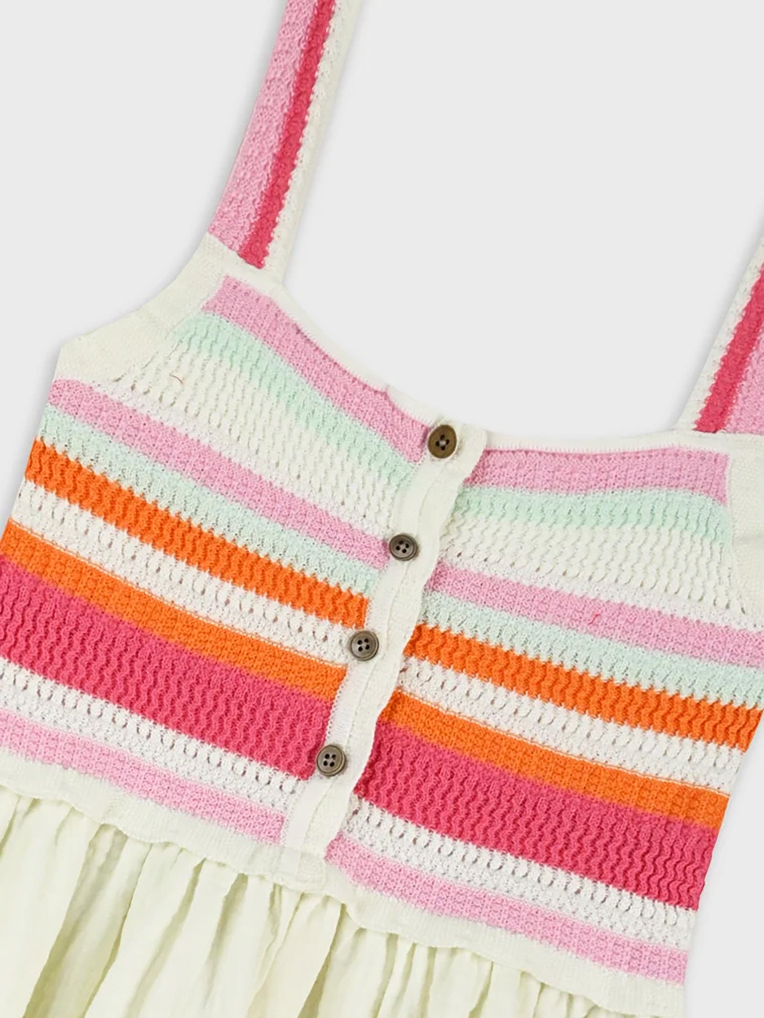 Παιδικό φόρεμα συνδυασμός υφασμάτων | 15-226301-7