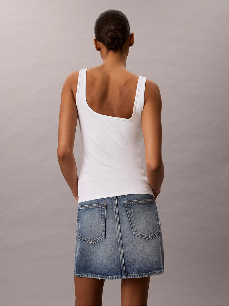 Γυναικείο top rip MONOGRAM SCOOP NK RIB TANK TOP LV047A804GYAA | LV047A804GYAA