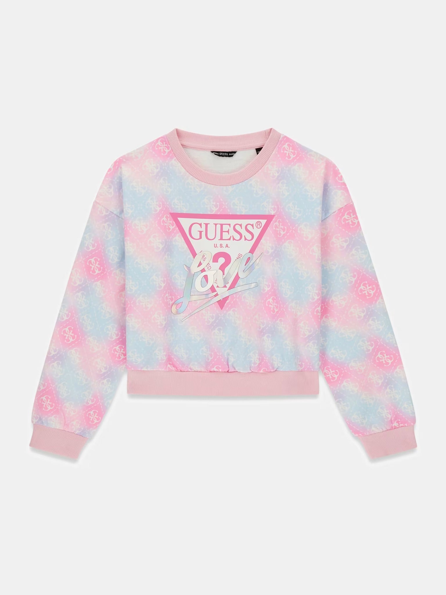 Εφηβική μπλούζα φούτερ crop LS active top J5YQ03KA6R4PE27 | J5YQ03KA6R4PE27