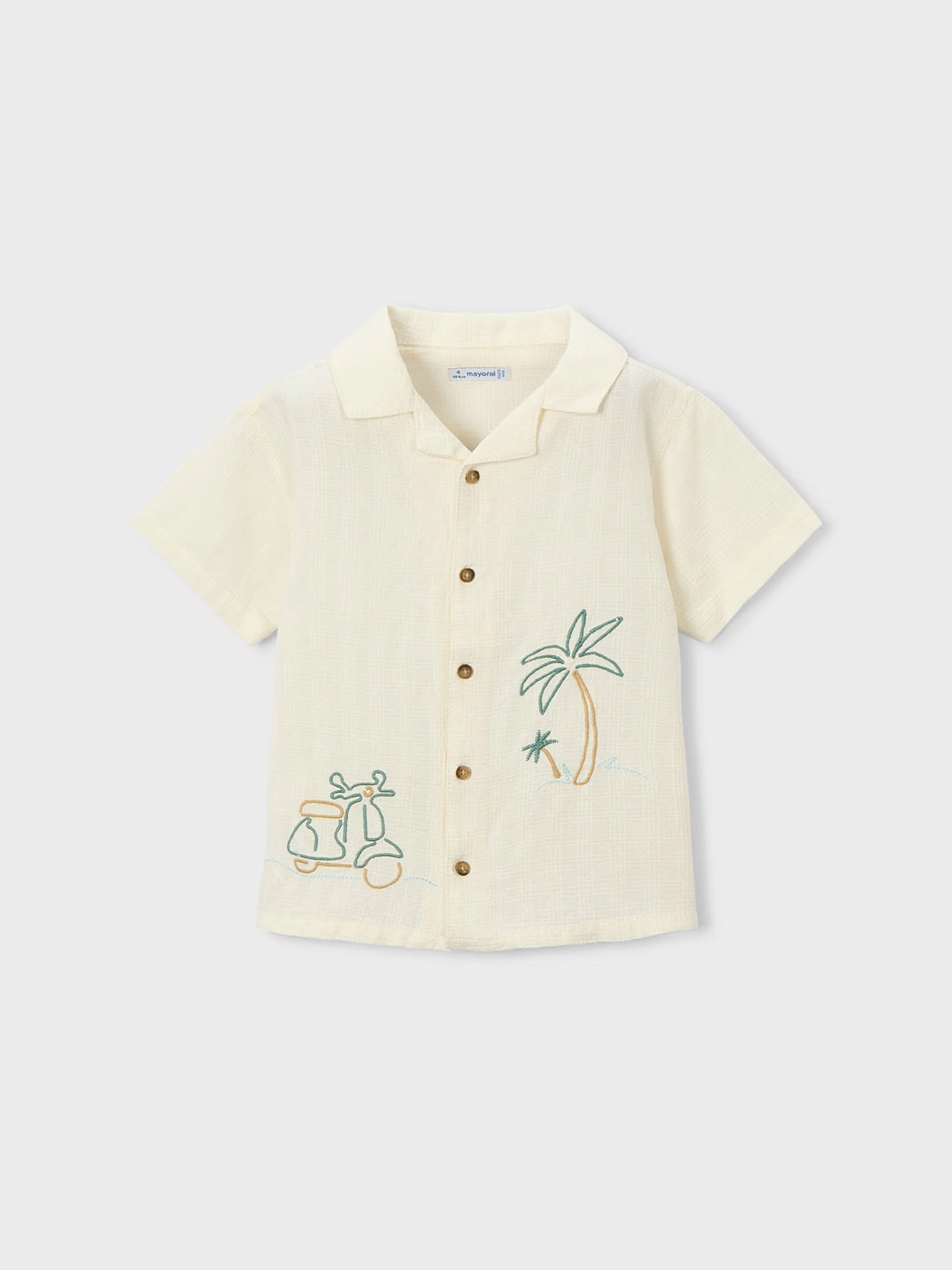 Παιδικό πουκάμισο με κέντημα | 26-03114-022