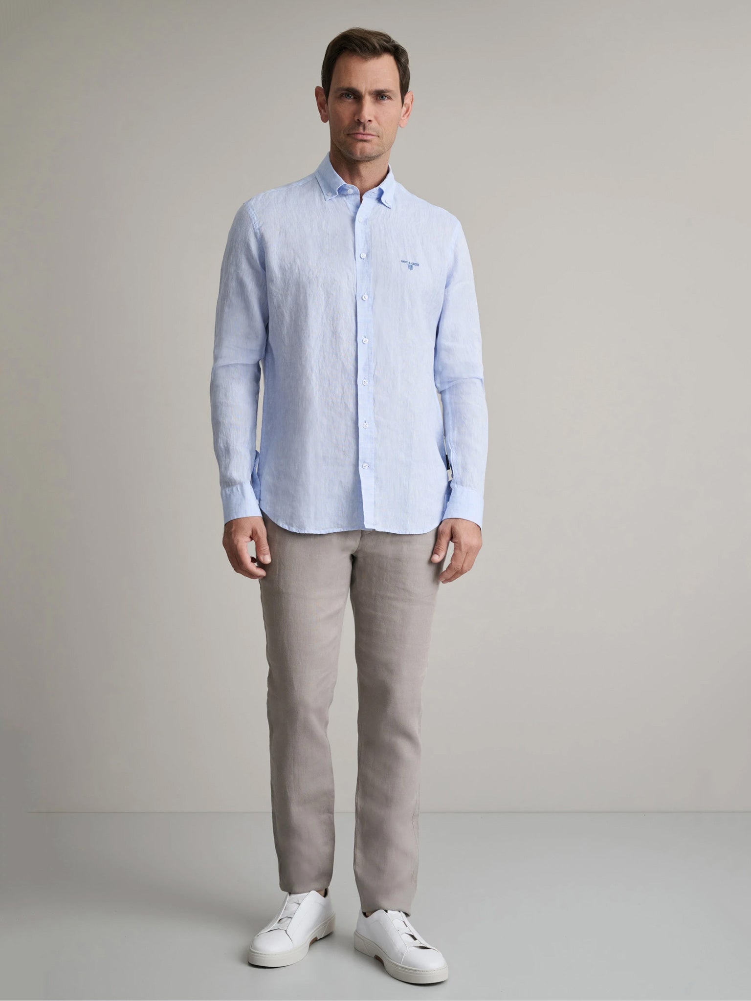 Ανδρικό πουκάμισο light sky blue 24NG.BX153/1B.4 | 24NG.BX153/1B.4