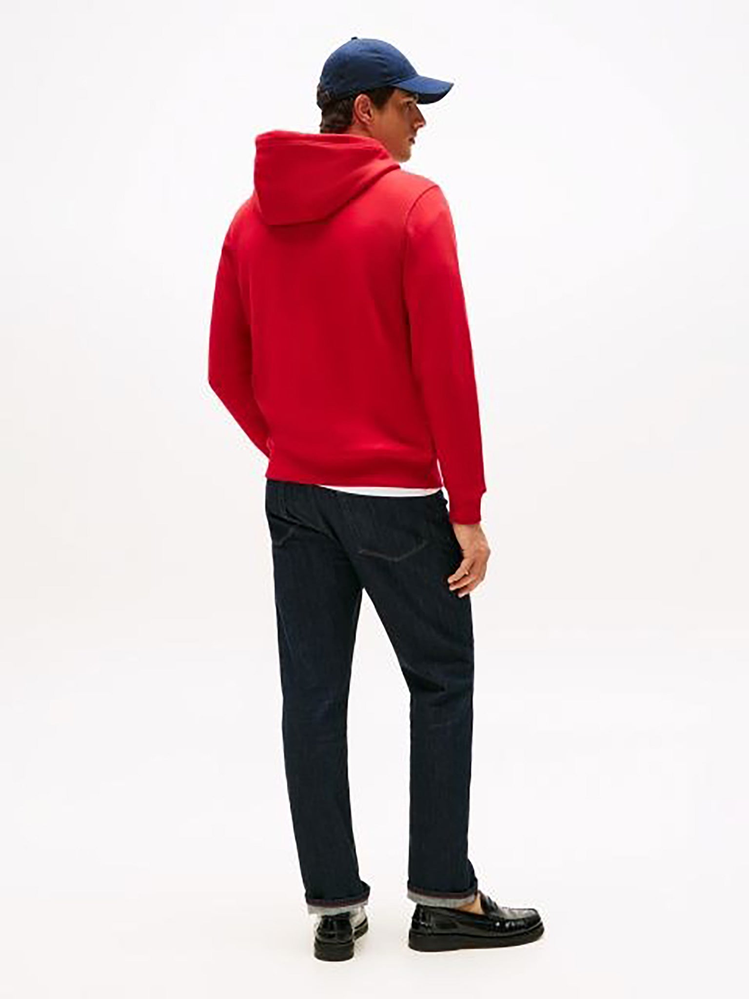 Ανδρική μπλούζα φούτερ OVAL GRAPHIC HOODIE MW0MW40864XLD | MW0MW40864XLD