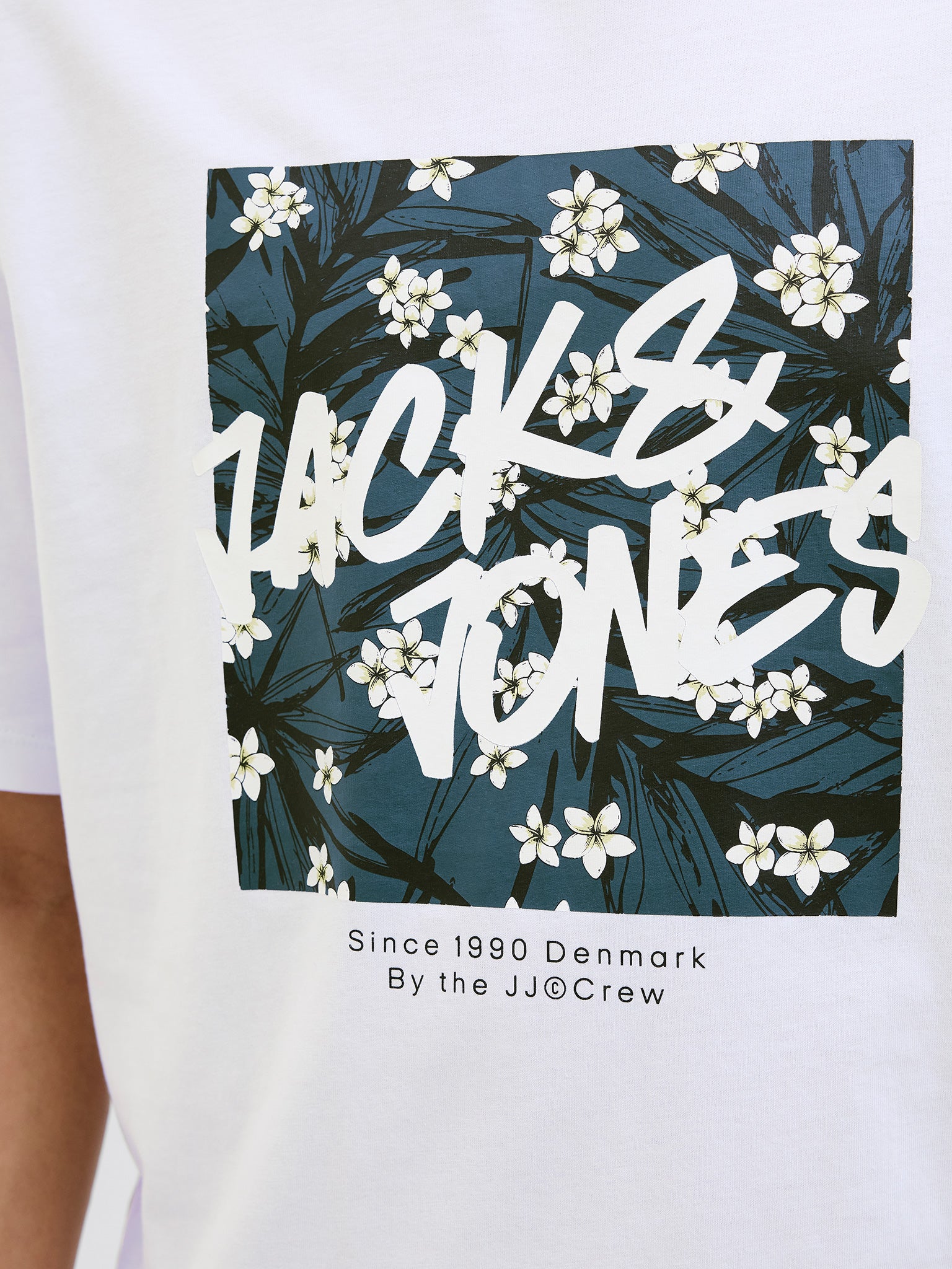 Ανδρικό t-shirt JJHAWAII SHAPE TEE SS CREW NECK 12269324 | 12269324