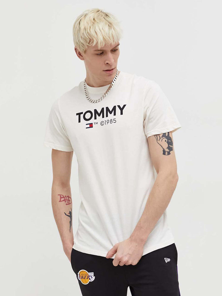 Ανδρικό t-shirt TJM SLIM ESSENTIAL TOMMY TEE DM0DM18264YBH | DM0DM18264YBH