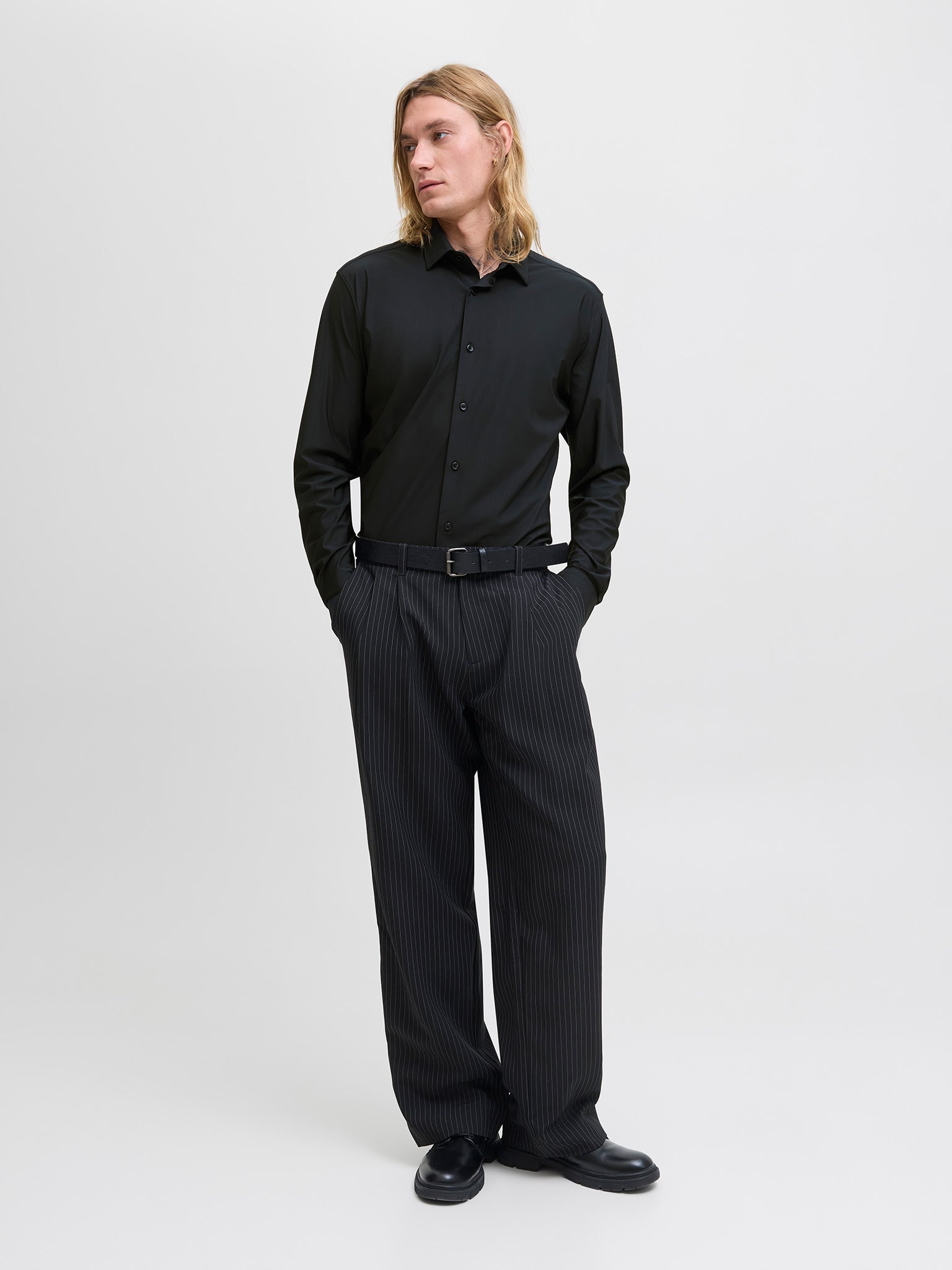 Ανδρικό πουκάμισο JPRBLAACTIVE STRETCH LS SHIRT 12282199 | 12282199