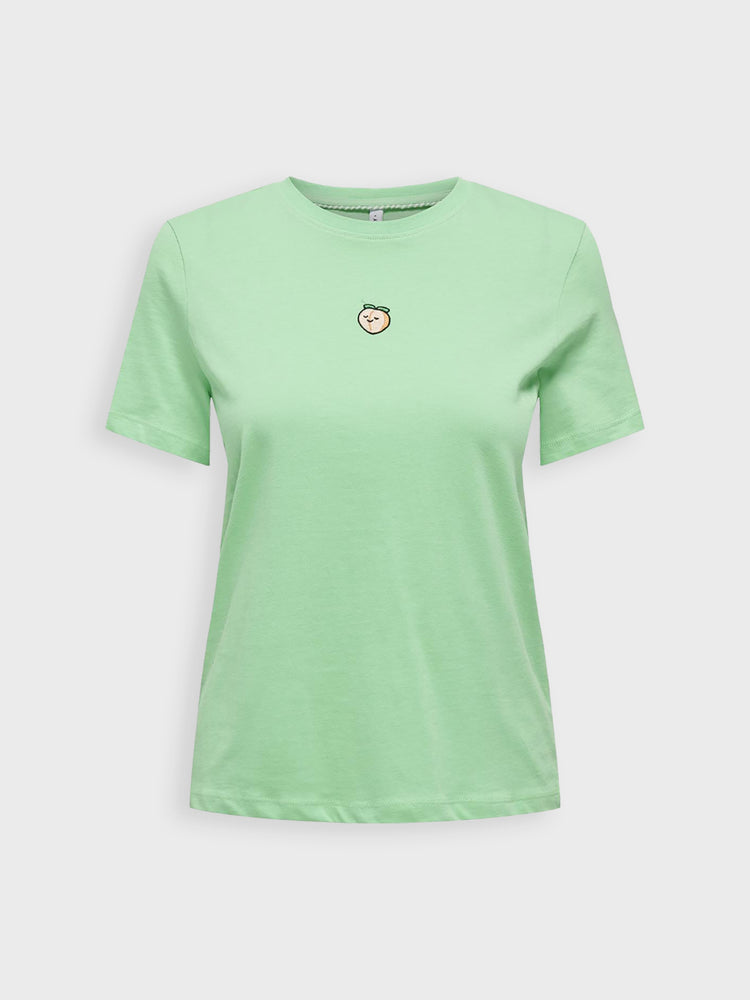 Γυναικείο t-shirt ONLFOODIE LIFE REG S/S TOP BOX JRS 15316728 | 15316728