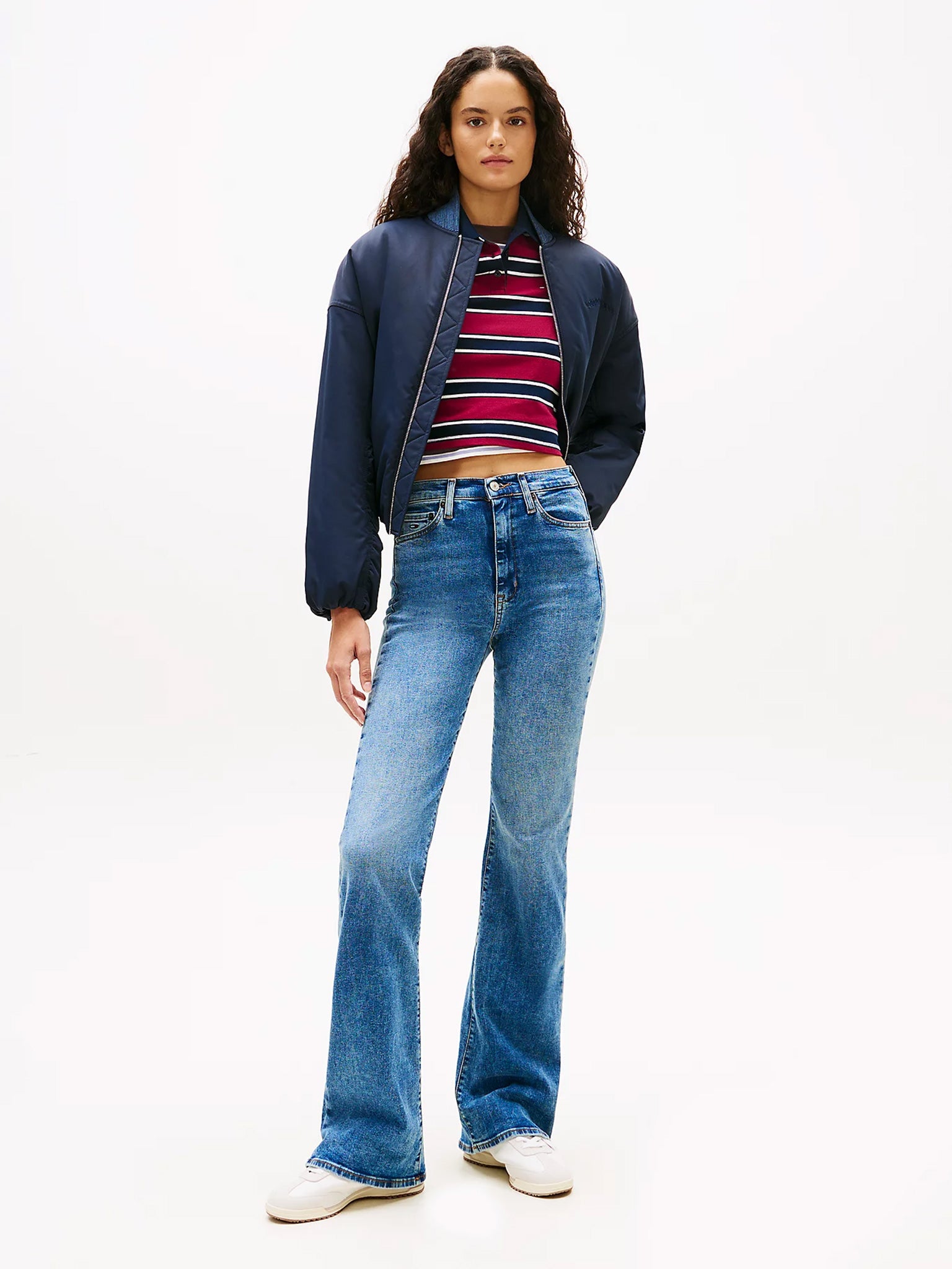 Γυναικείο παντελόνι τζιν καμπάνα SYLVIA HGH FLR BI0234 DW0DW206541A5 | DW0DW206541A5