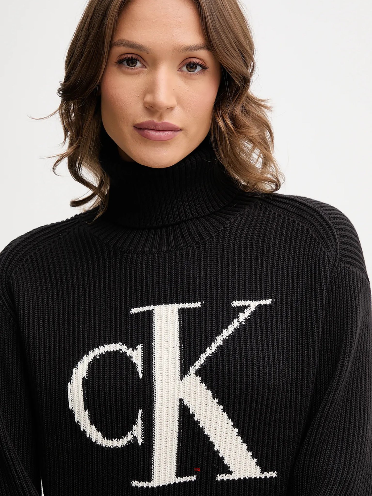 Γυναικεία μπλούζα πλεκτή BLOWN UP CK LOOSE SWEATER CONTRA LV047D349GUB1 | LV047D349GUB1