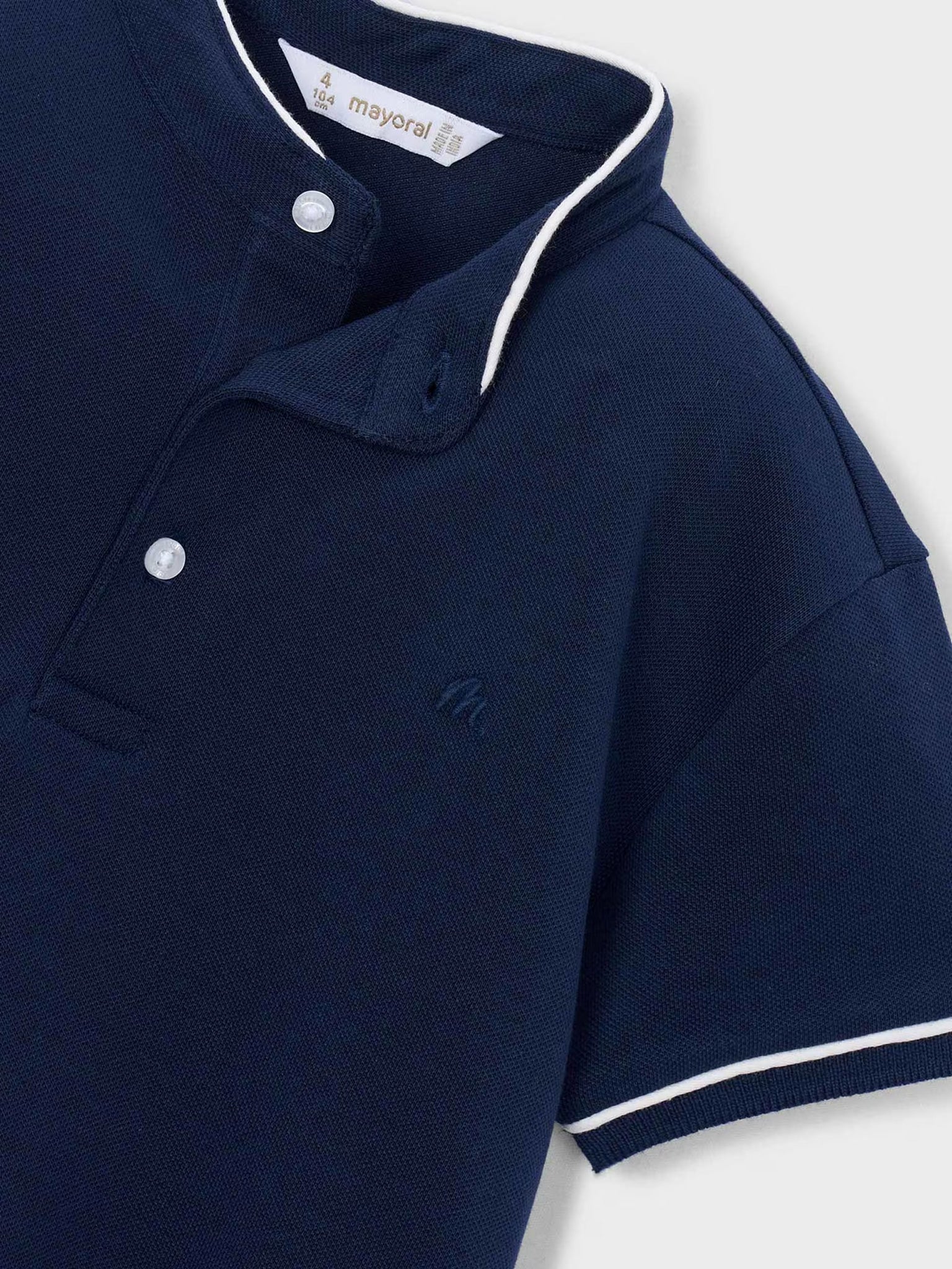 Παιδική μπλούζα polo γιακάς mao 26-03102-030 | 26-03102-030