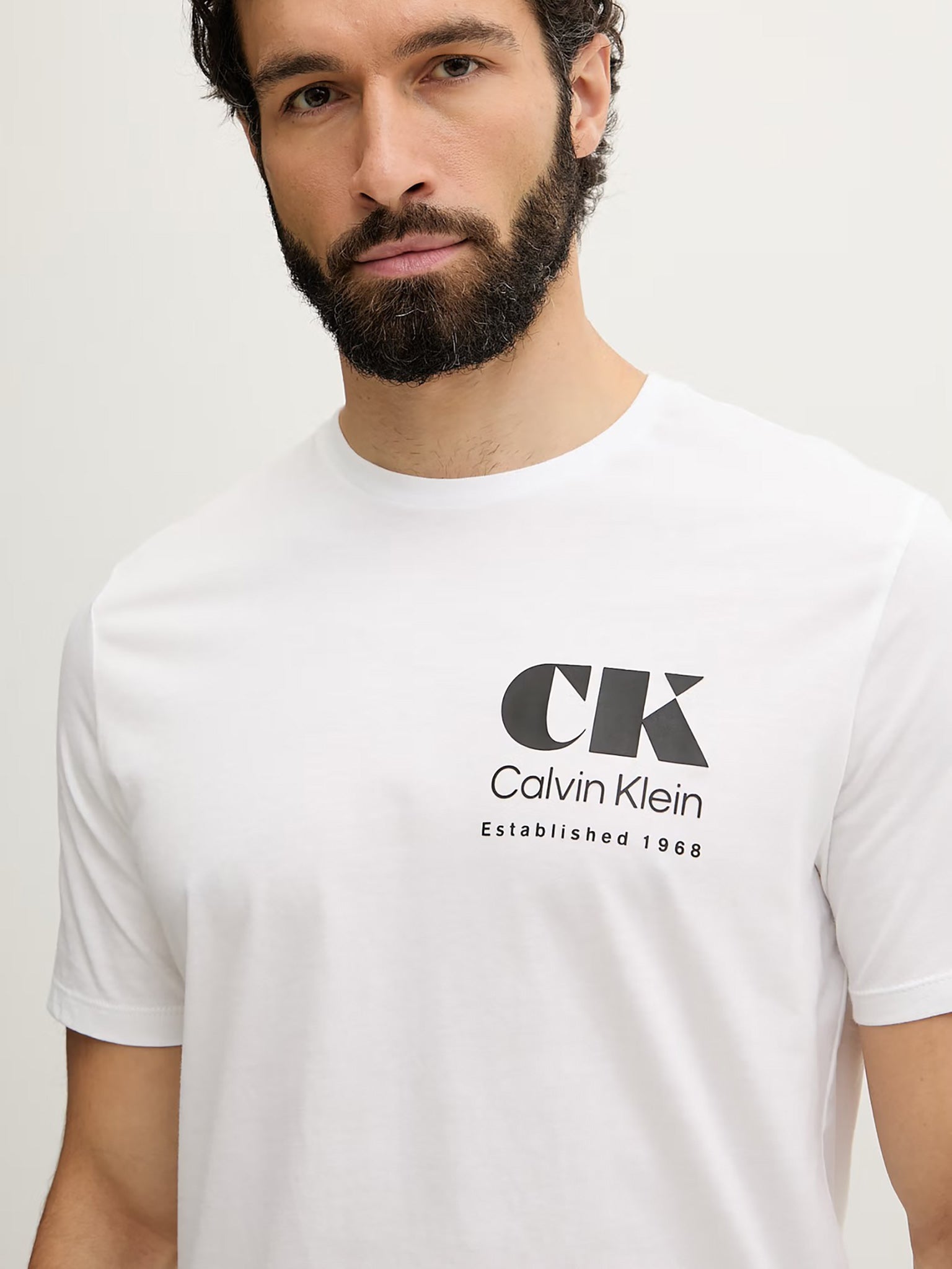 Ανδρικό t-shirt SS 30s EU CK RESORT GRAPHIC TEE LV04RG802GYAF | LV04RG802GYAF