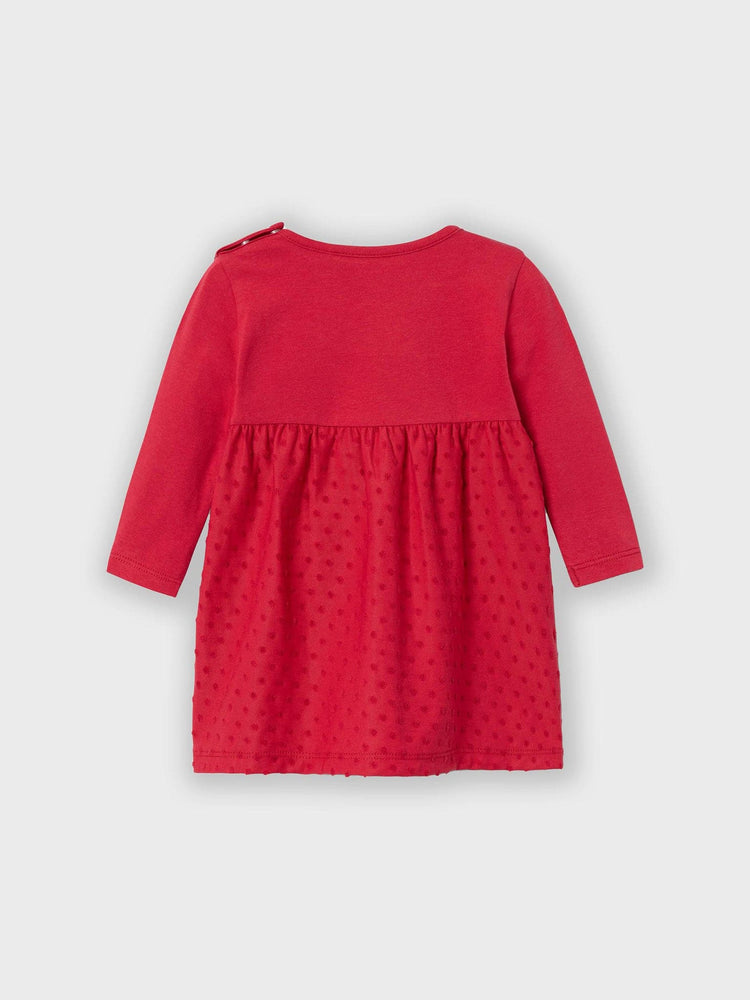 Παιδικό φόρεμα μακό NBFRUBINE LS DRESS 13210014 | 13210014