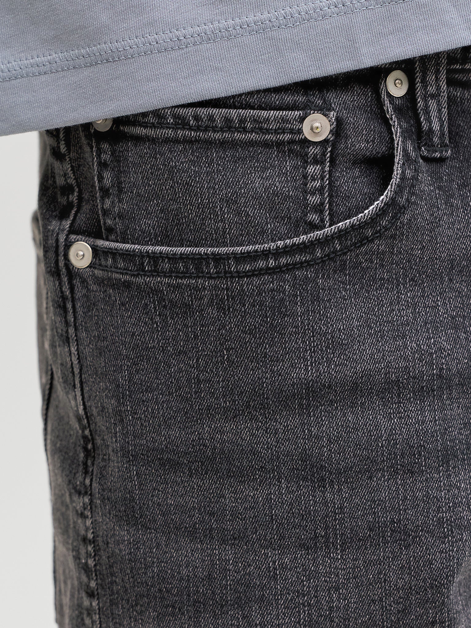 Ανδρική βερμούδα τζιν black denim JJIRICK JJORIGINAL SHORTS AT 999 12290839 | 12290839