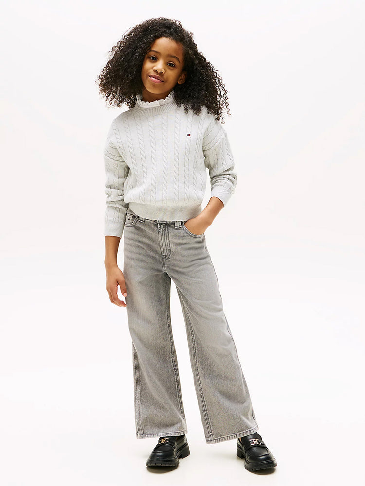 Παιδικό παντελόνι τζιν MABEL GREY DENIM KG0KG086471BZ | KG0KG086471BZ
