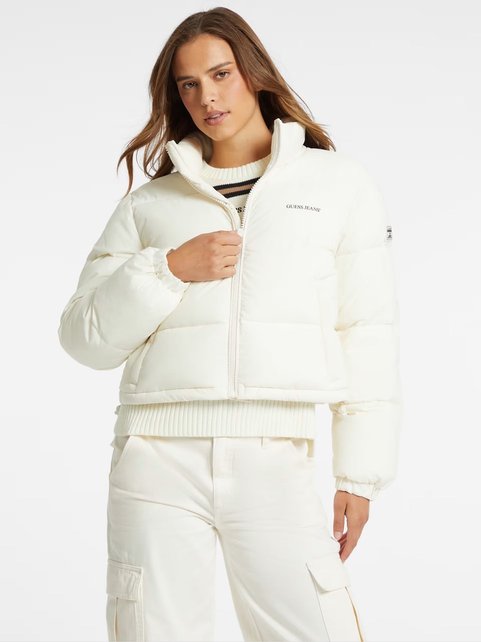 Γυναικείο μπουφάν puffer cropped W4BL20WGII2G053 | W4BL20WGII2G053