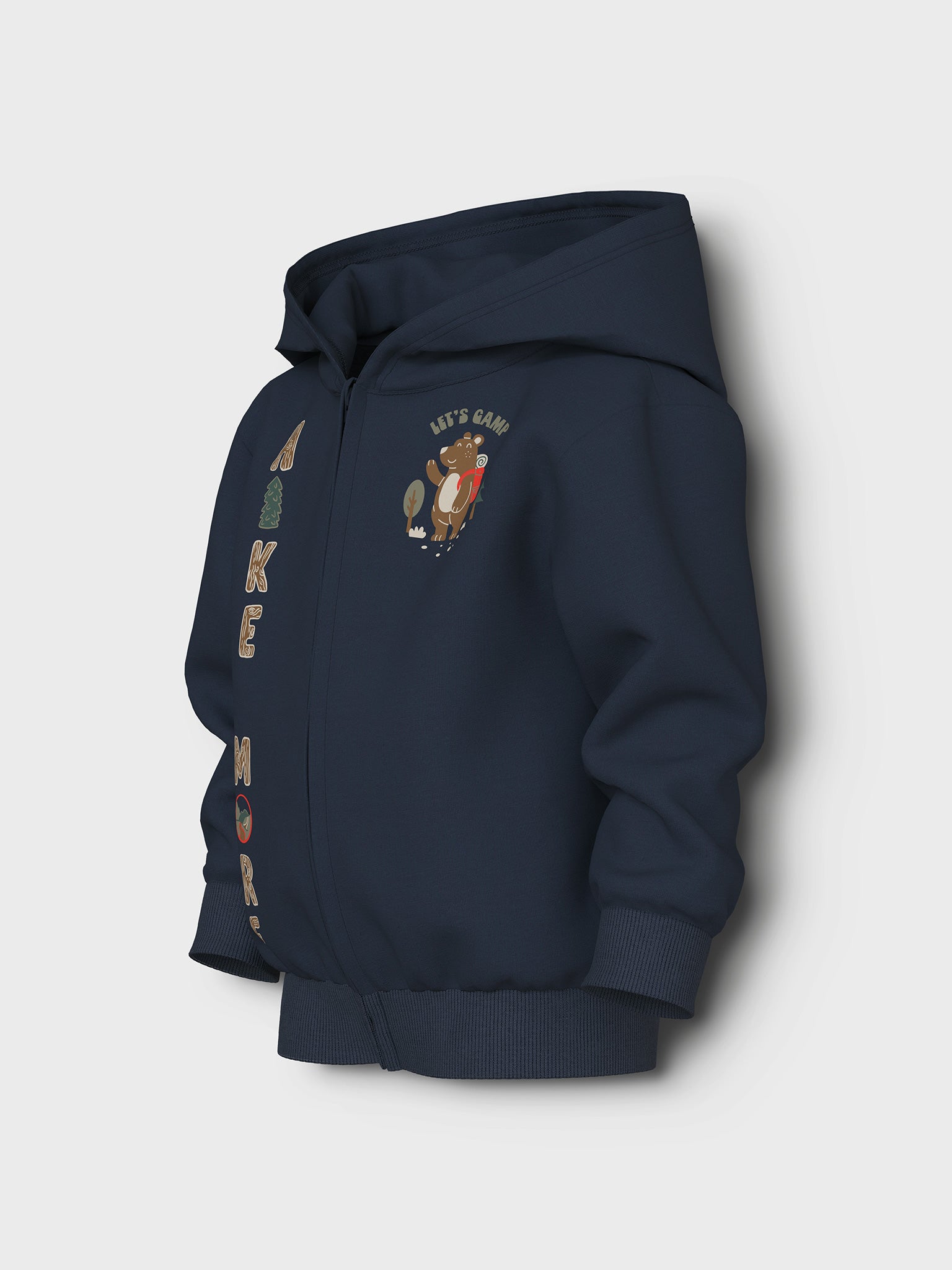 Παιδική ζακέτα φούτερ NMMVOLTINUS NREG SWEAT CARD 13249494 | 13249494