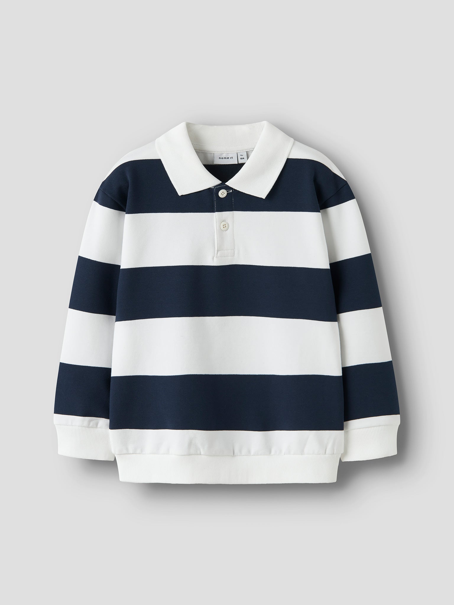 Παιδική μπλούζα polo ριγέ NMMLEOPOLD LS NREG SWEAT UNB 13246305 | 13246305