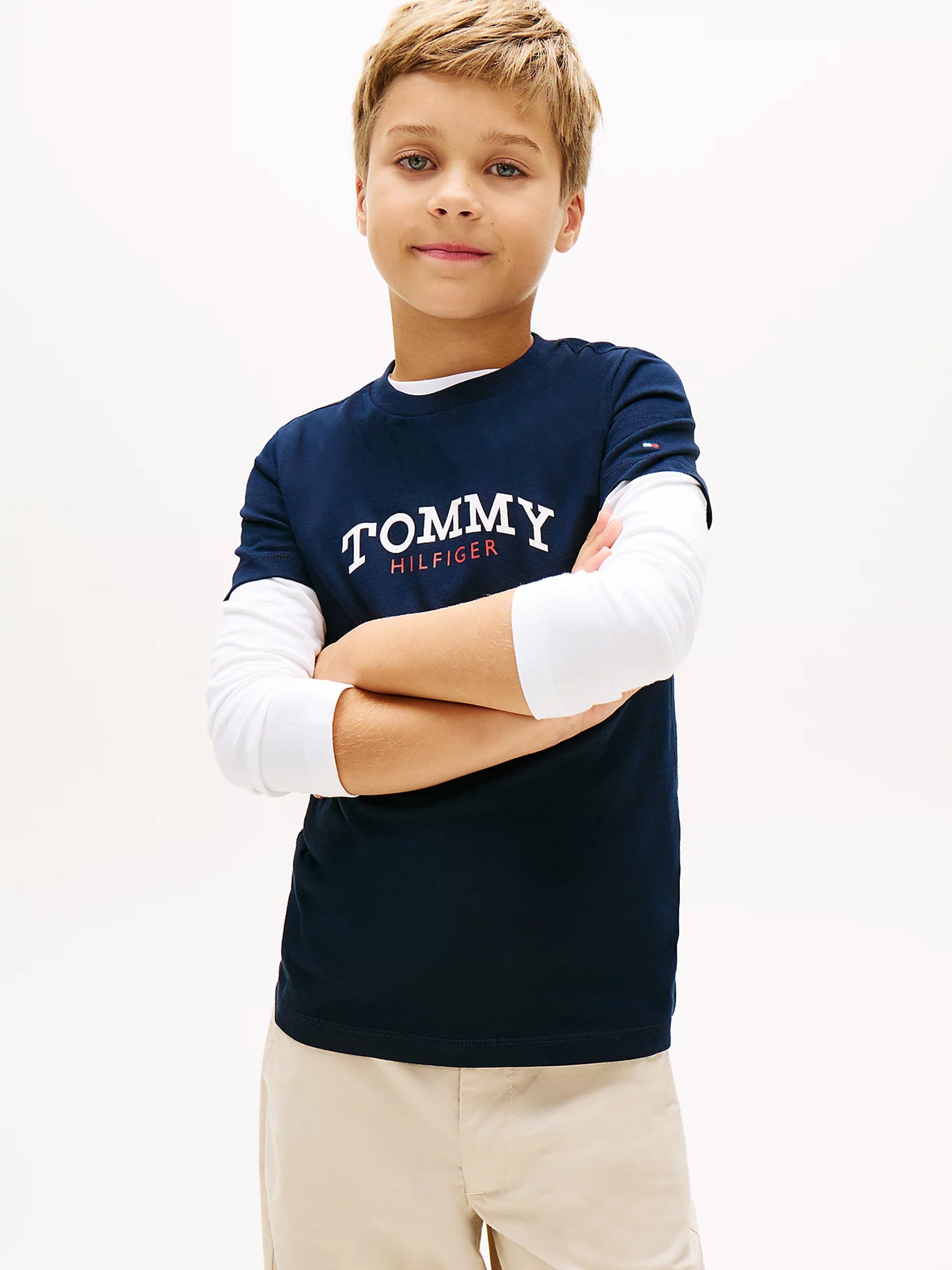 Παιδική μπλούζα μακό MONOGRAM GRAPHIC T-SHIRT KB0KB10263C1G | KB0KB10263C1G